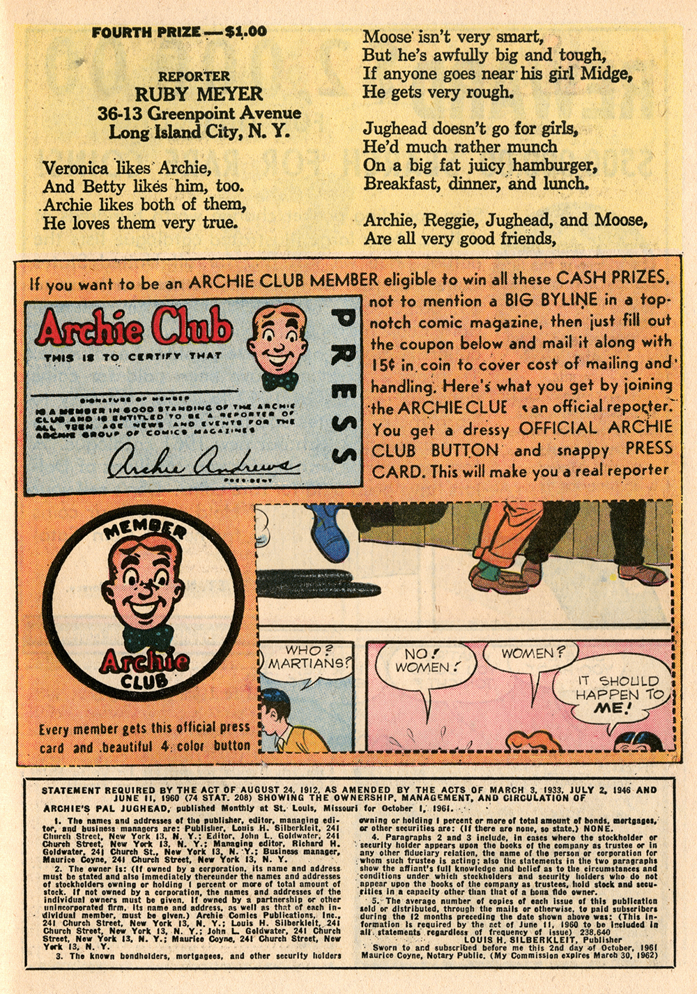 Read online Archie's Pal Jughead comic -  Issue #83 - 27