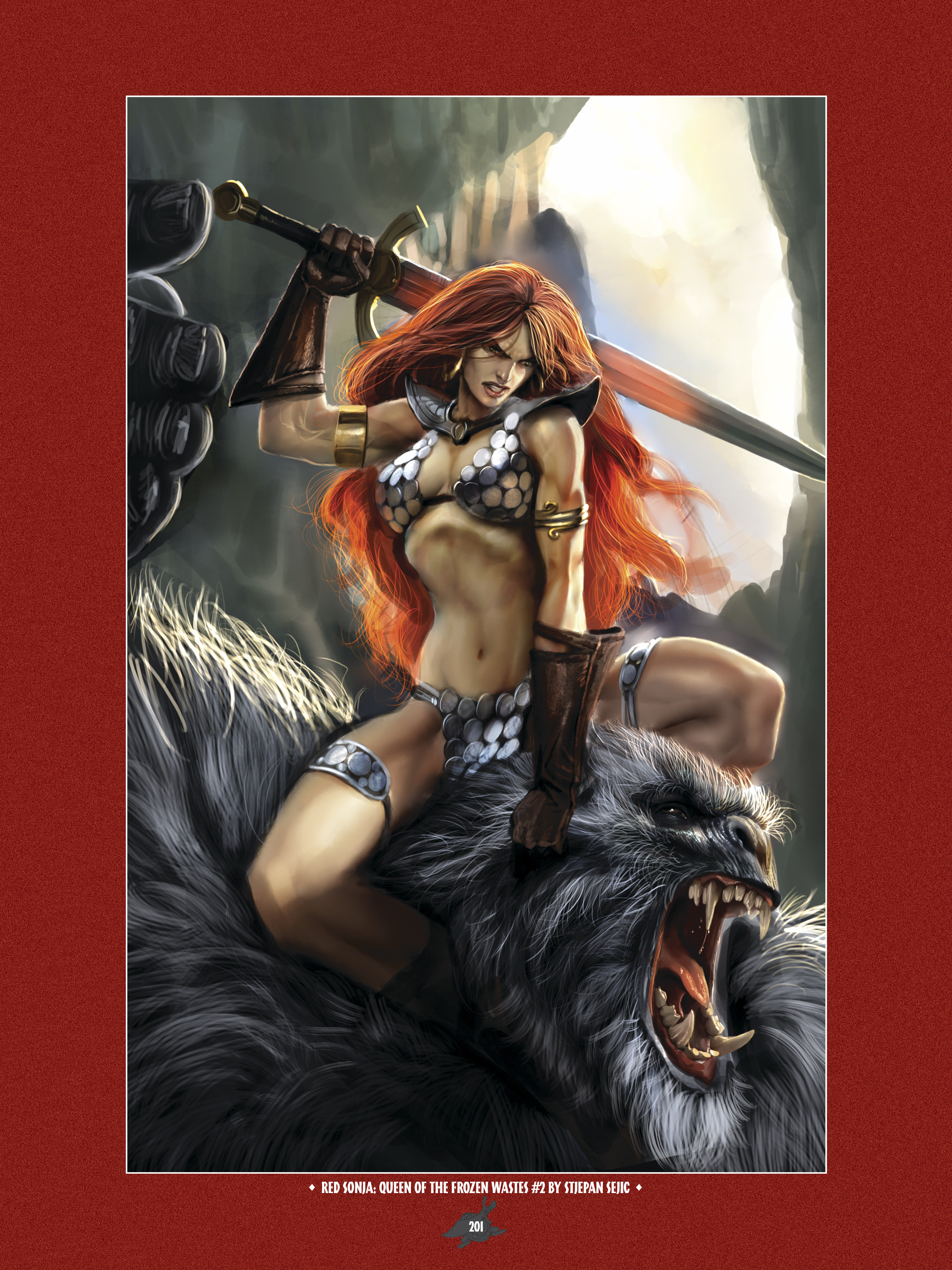 Read online The Art of Red Sonja comic -  Issue # TPB 1 (Part 2) - 93