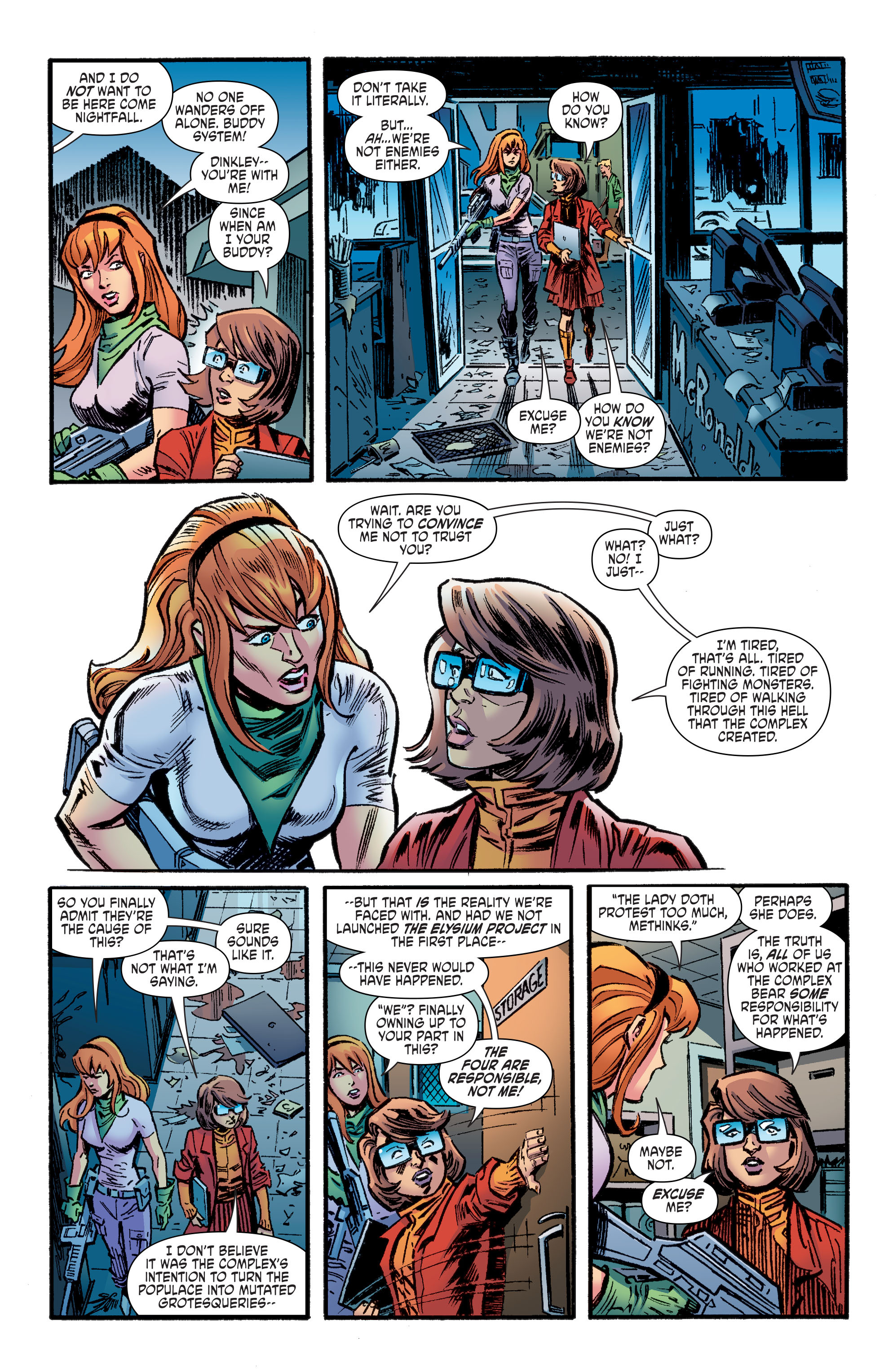 Read online Scooby Apocalypse comic -  Issue #9 - 11