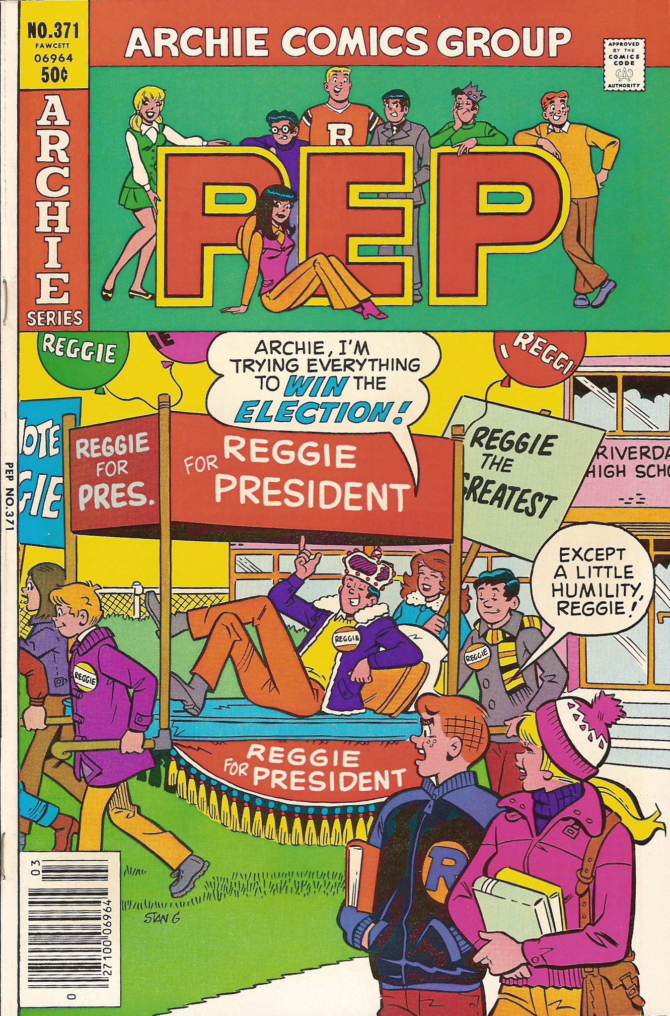 Read online Pep Comics comic -  Issue #371 - 1