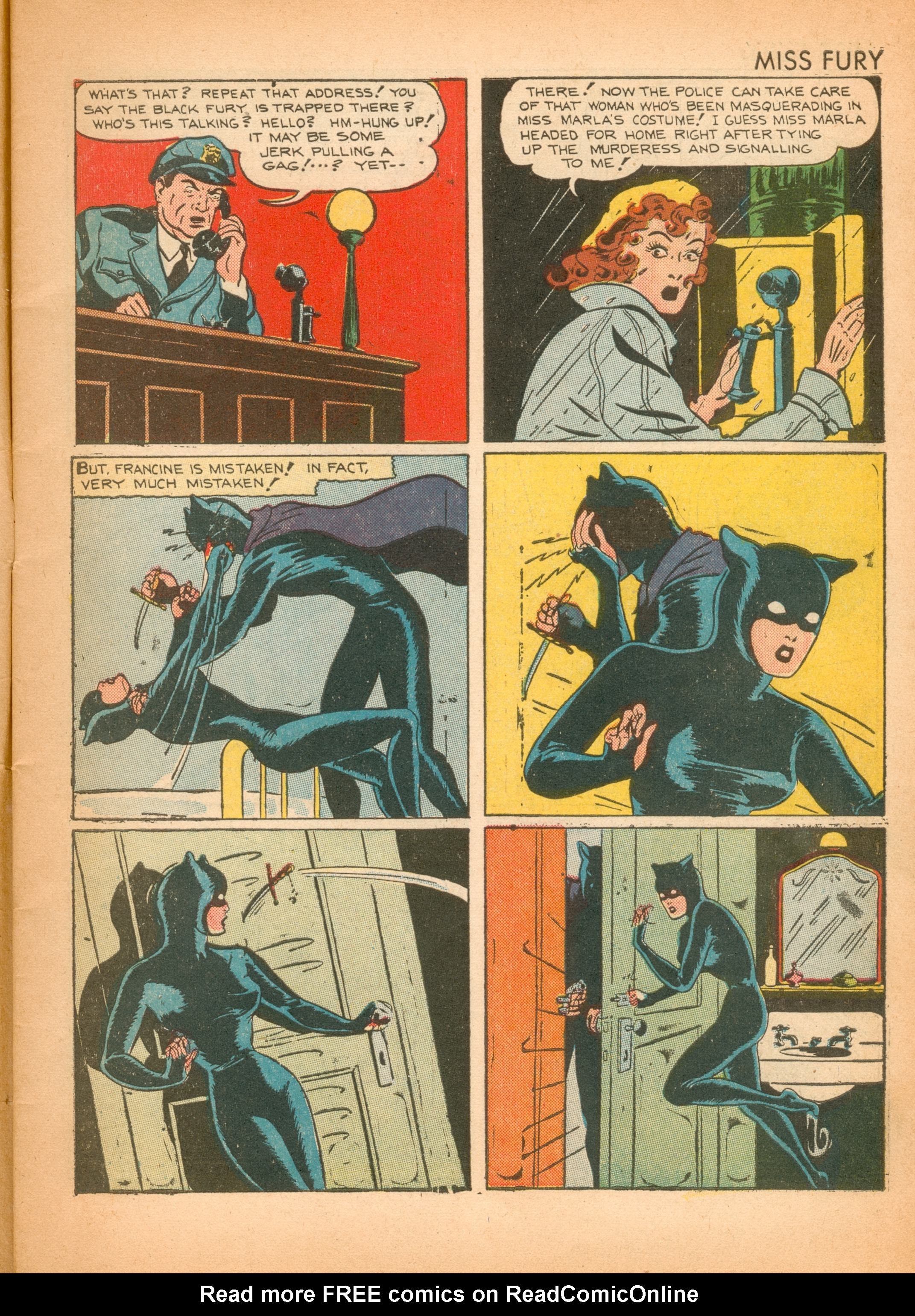Read online Miss Fury (1942) comic -  Issue #2 - 45