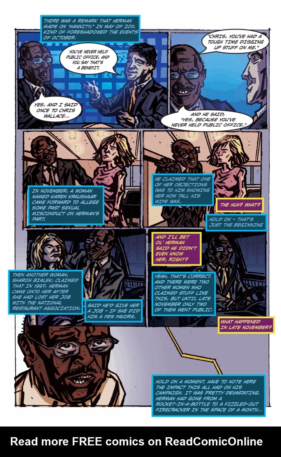 Read online Political Power: Herman Cain comic -  Issue # Full - 21
