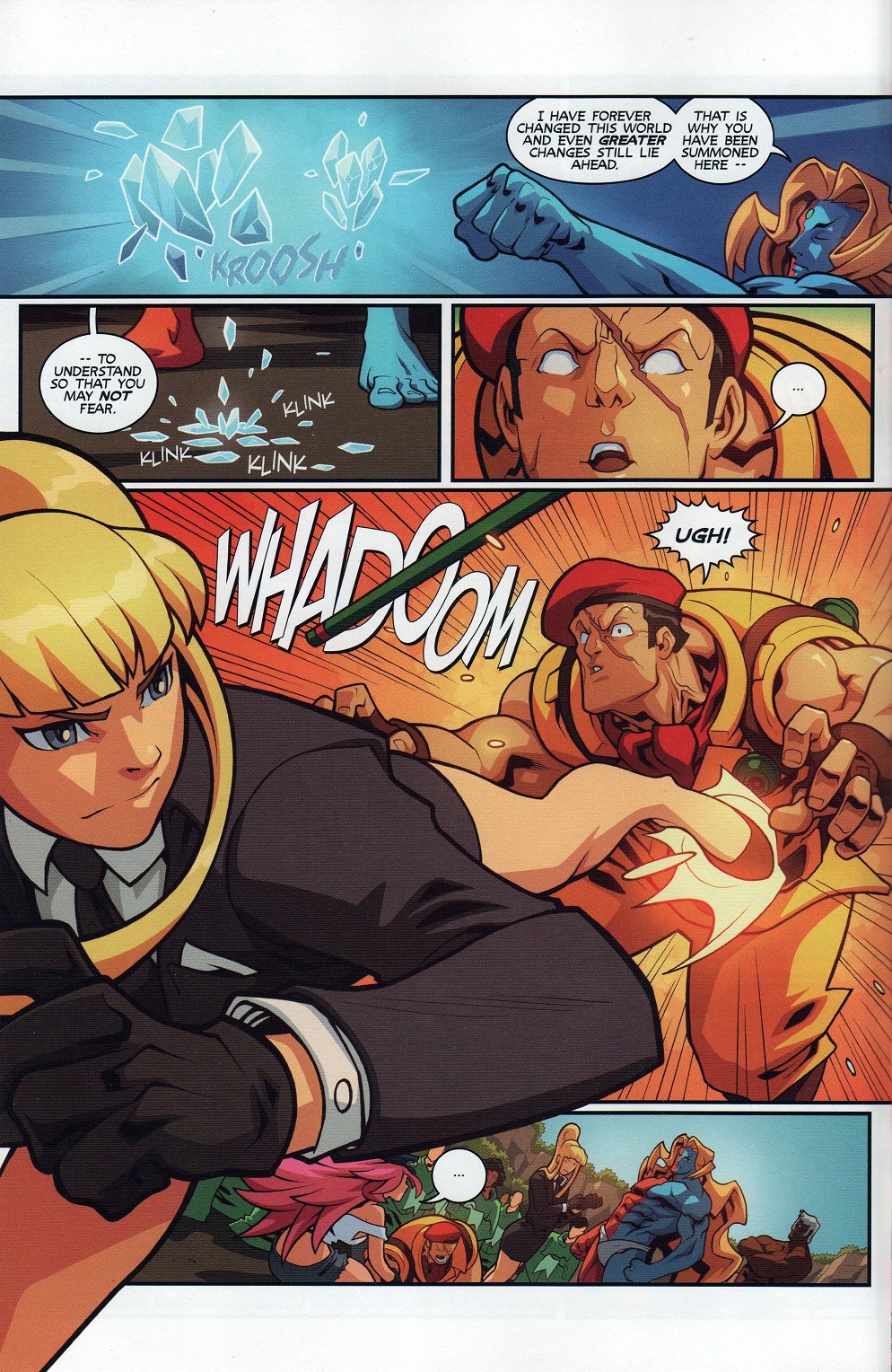 Read online Street Fighter Unlimited comic -  Issue #7 - 8