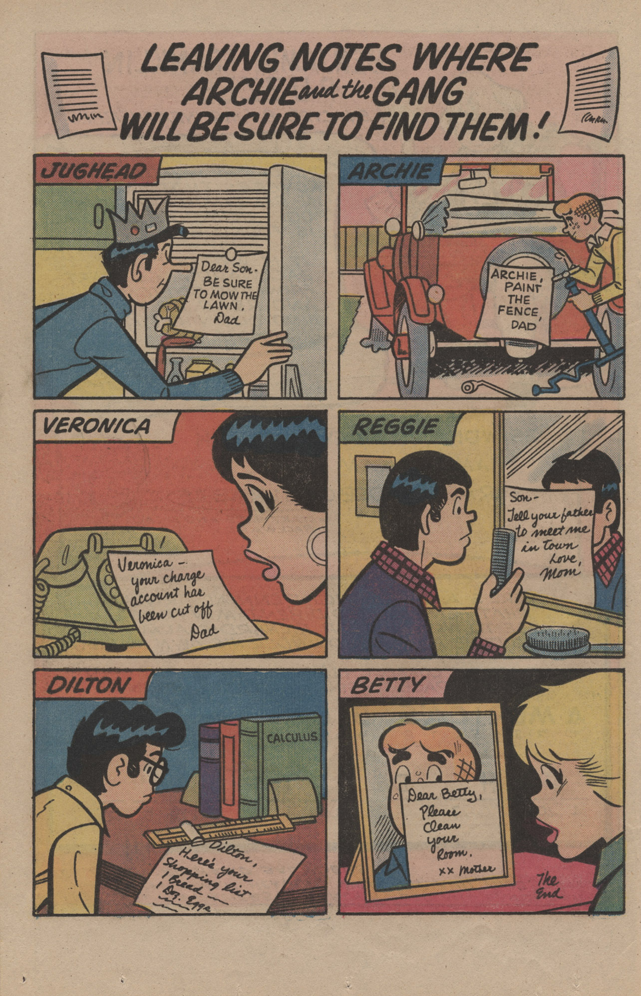 Read online Archie's Joke Book Magazine comic -  Issue #221 - 24