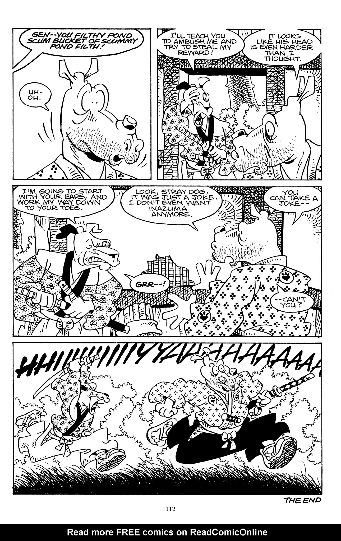 Read online The Usagi Yojimbo Saga comic -  Issue # TPB 5 - 109