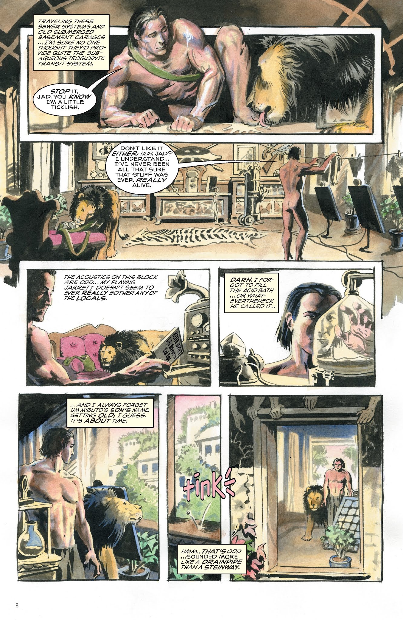 Read online The Once and Future Tarzan comic -  Issue # TPB - 9