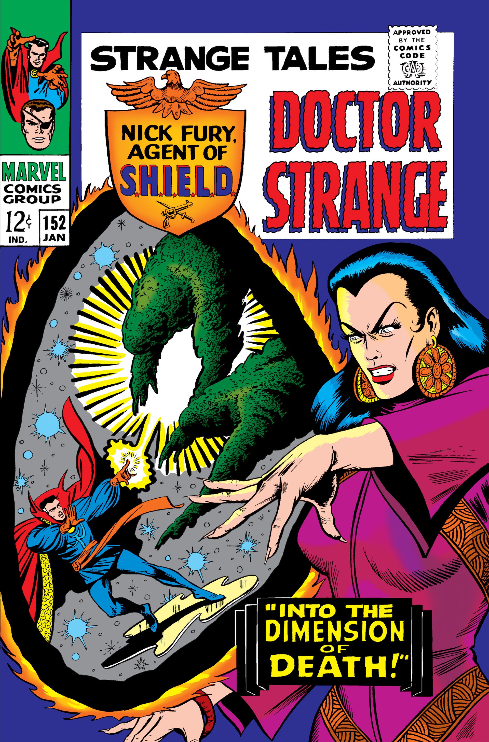 Read online Strange Tales (1951) comic -  Issue #152 - 1