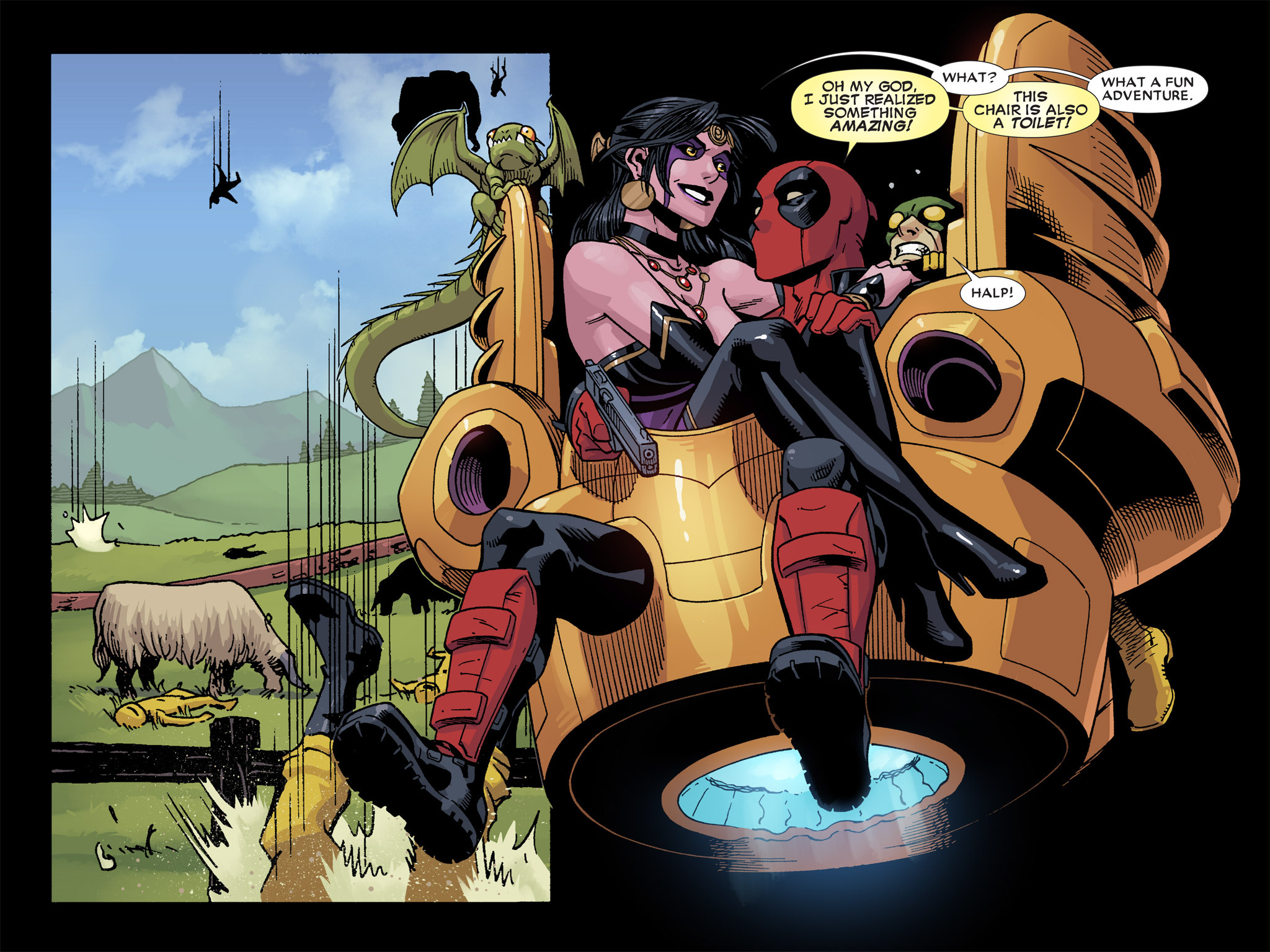 Read online Deadpool: Dracula's Gauntlet comic -  Issue # Part 5 - 94