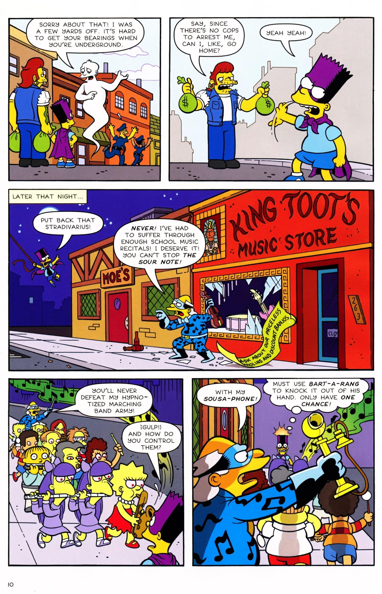 Read online Bongo Comics Presents Simpsons Super Spectacular comic -  Issue #7 - 12