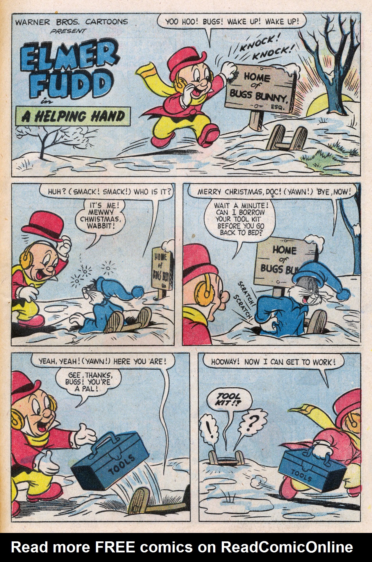 Read online Bugs Bunny's Christmas Funnies comic -  Issue # TPB 9 - 61