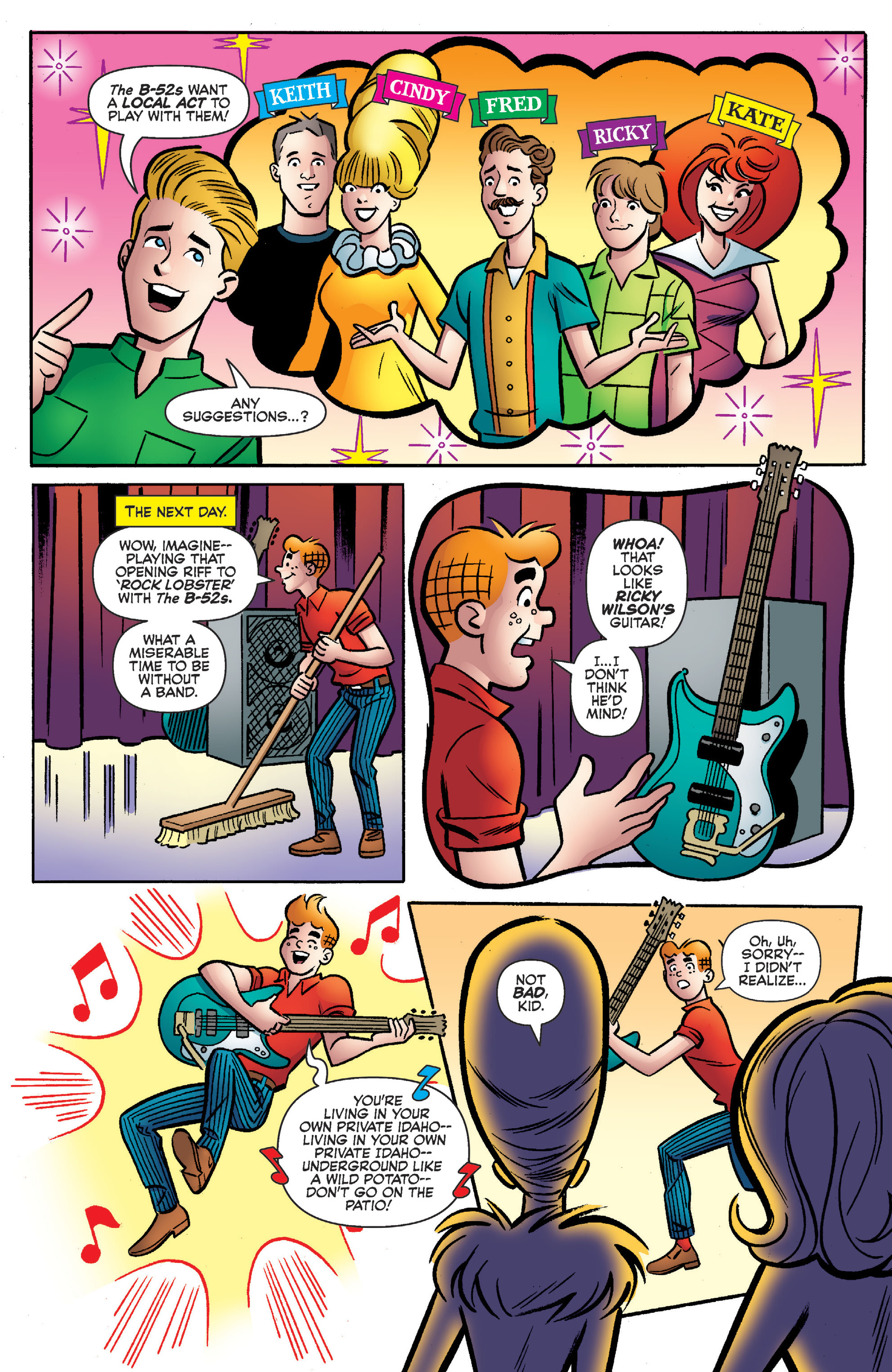 Read online Archie Meets The B-52s comic -  Issue # Full - 10