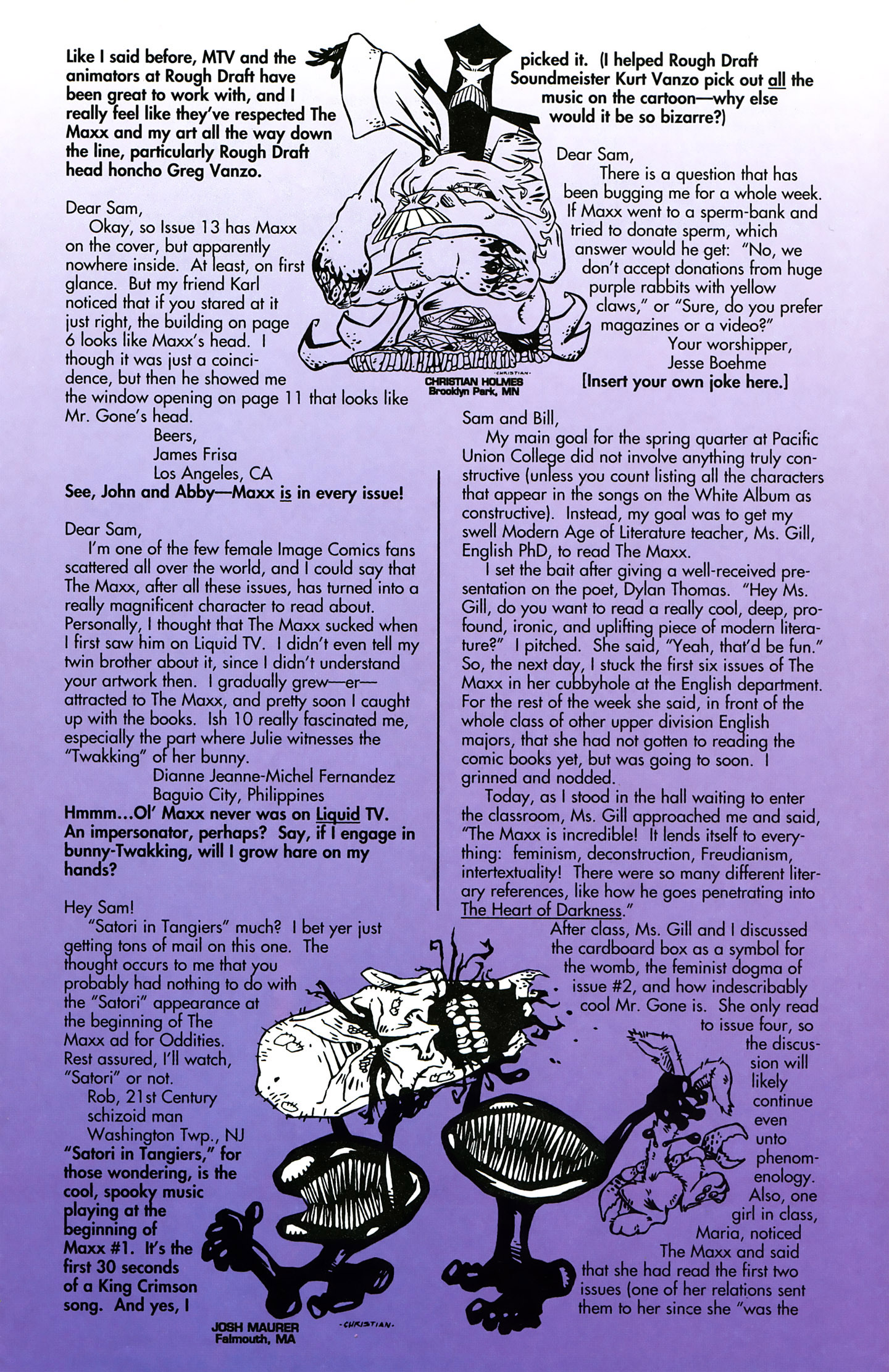 Read online The Maxx (1993) comic -  Issue #16 - 21
