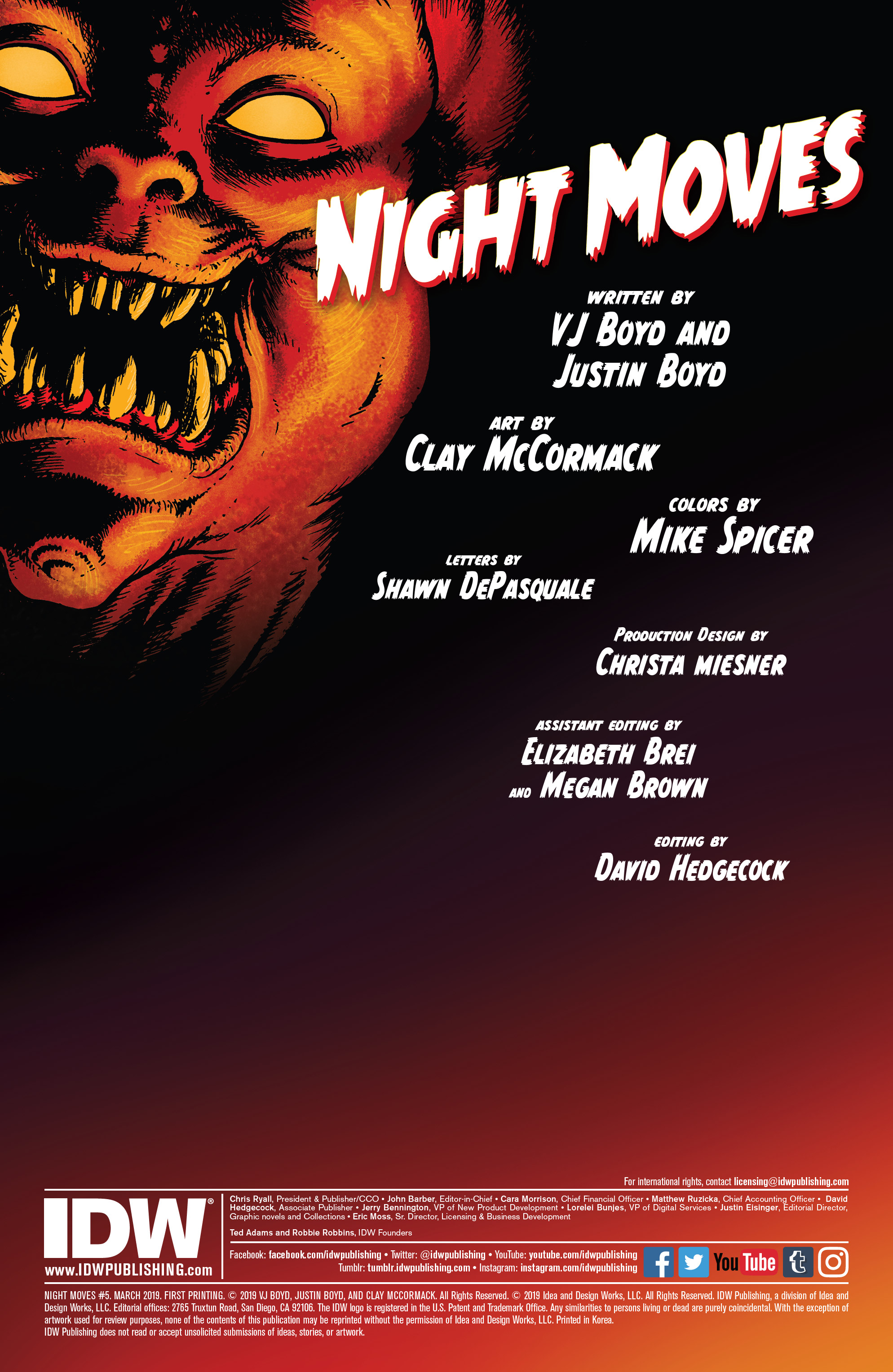 Read online Night Moves comic -  Issue #5 - 2
