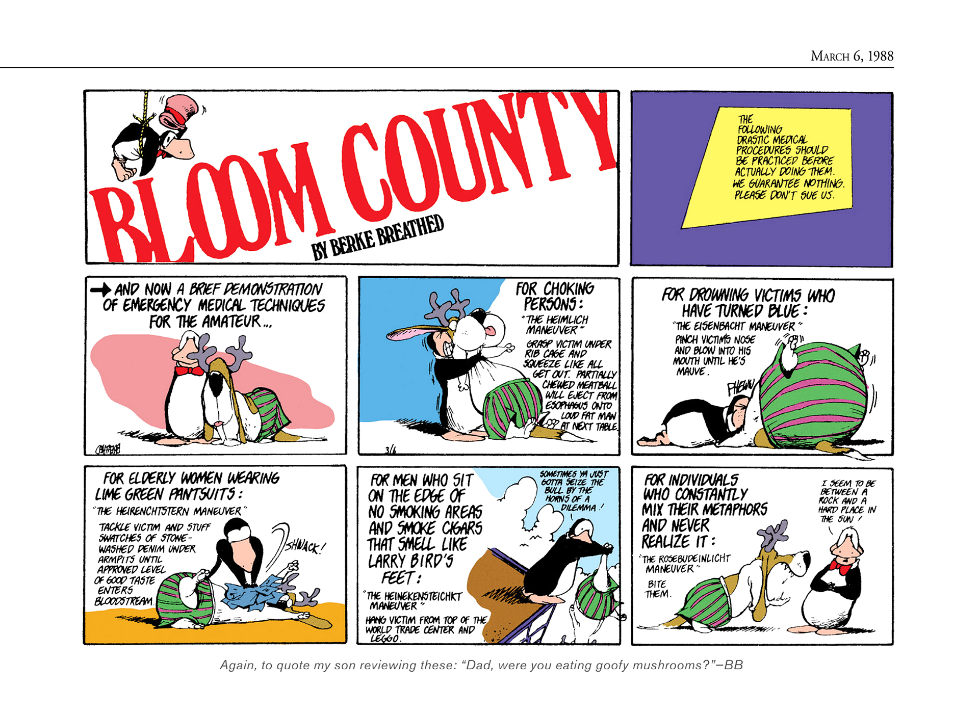 Read online The Bloom County Digital Library comic -  Issue # TPB 8 (Part 1) - 72