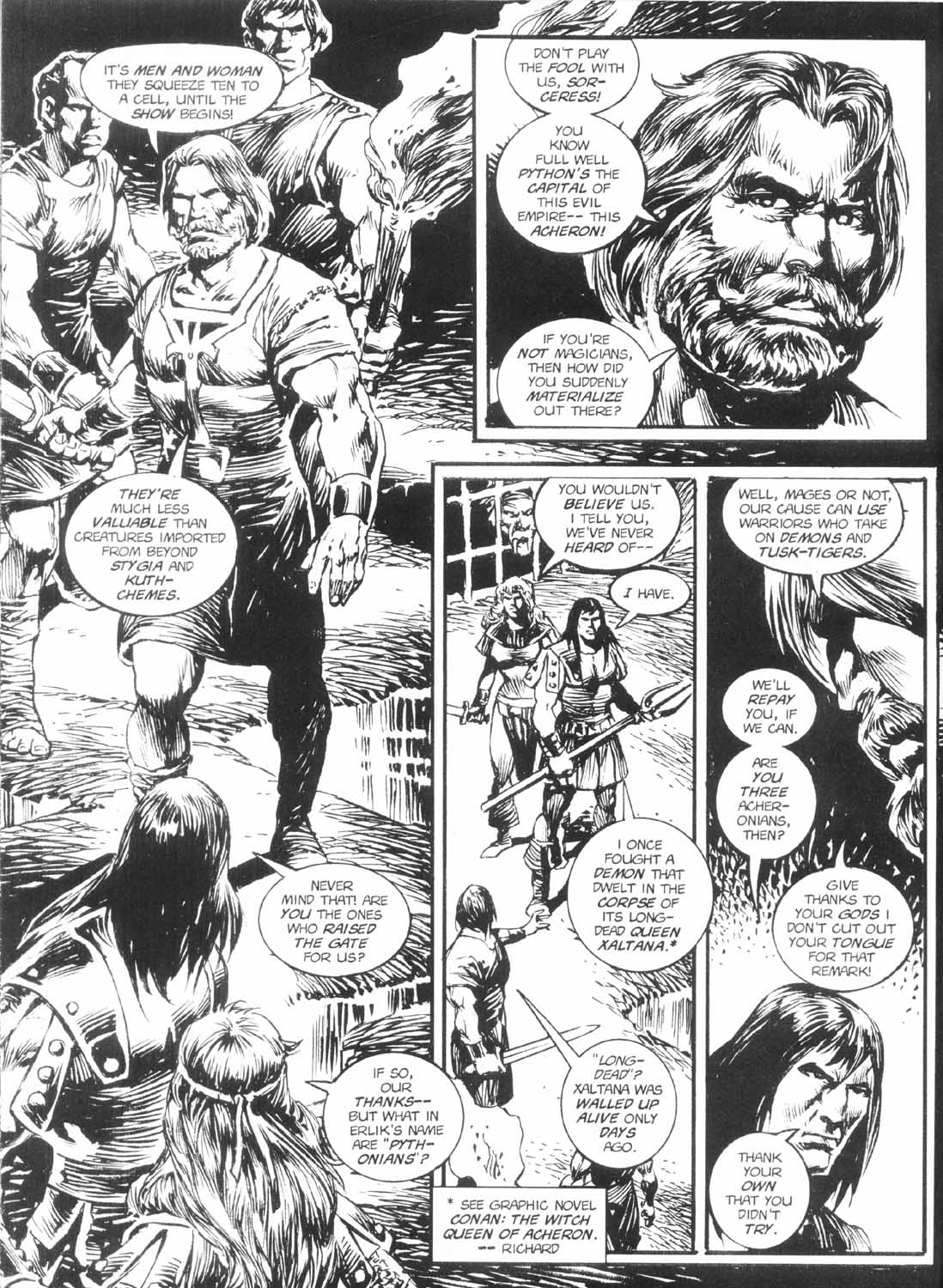 Read online The Savage Sword Of Conan comic -  Issue #229 - 12