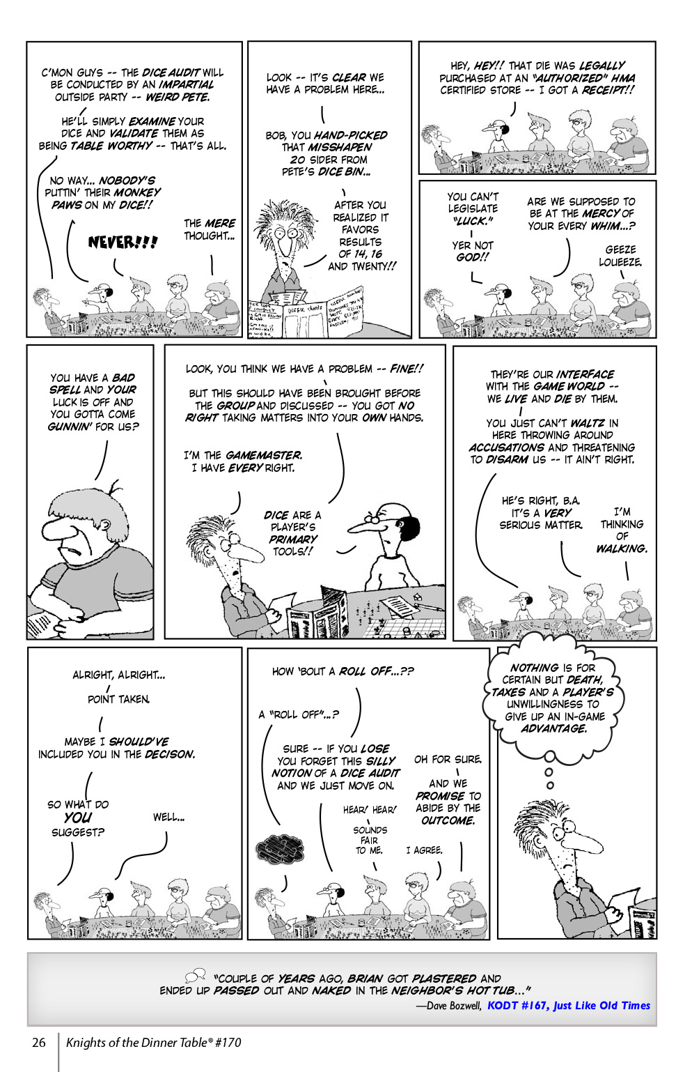 Read online Knights of the Dinner Table comic -  Issue #170 - 28