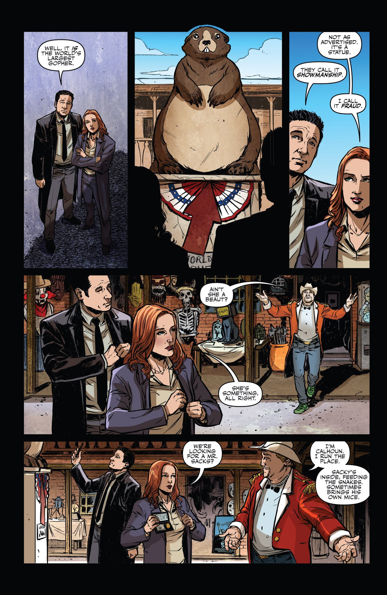 Read online The X-Files: Case Files-Hoot Goes There? comic -  Issue #1 - 10
