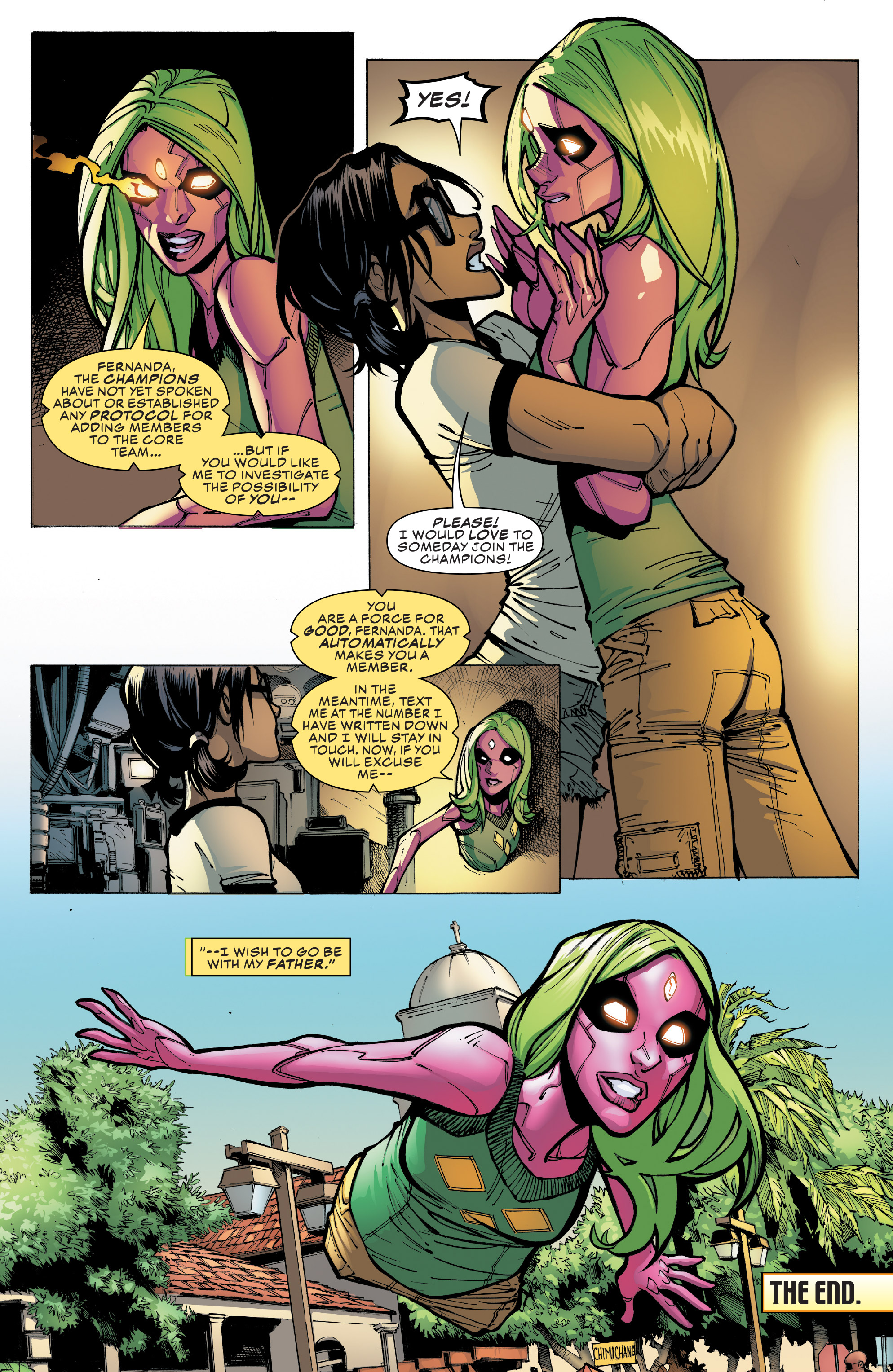 Read online Champions (2016) comic -  Issue #9 - 22