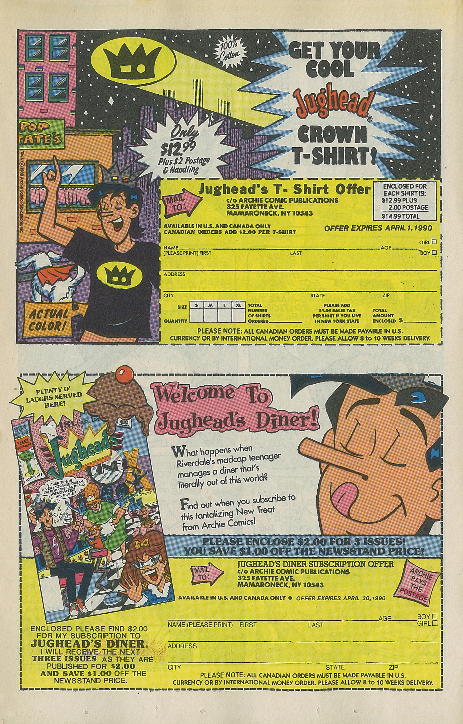 Read online Jughead (1987) comic -  Issue #17 - 18