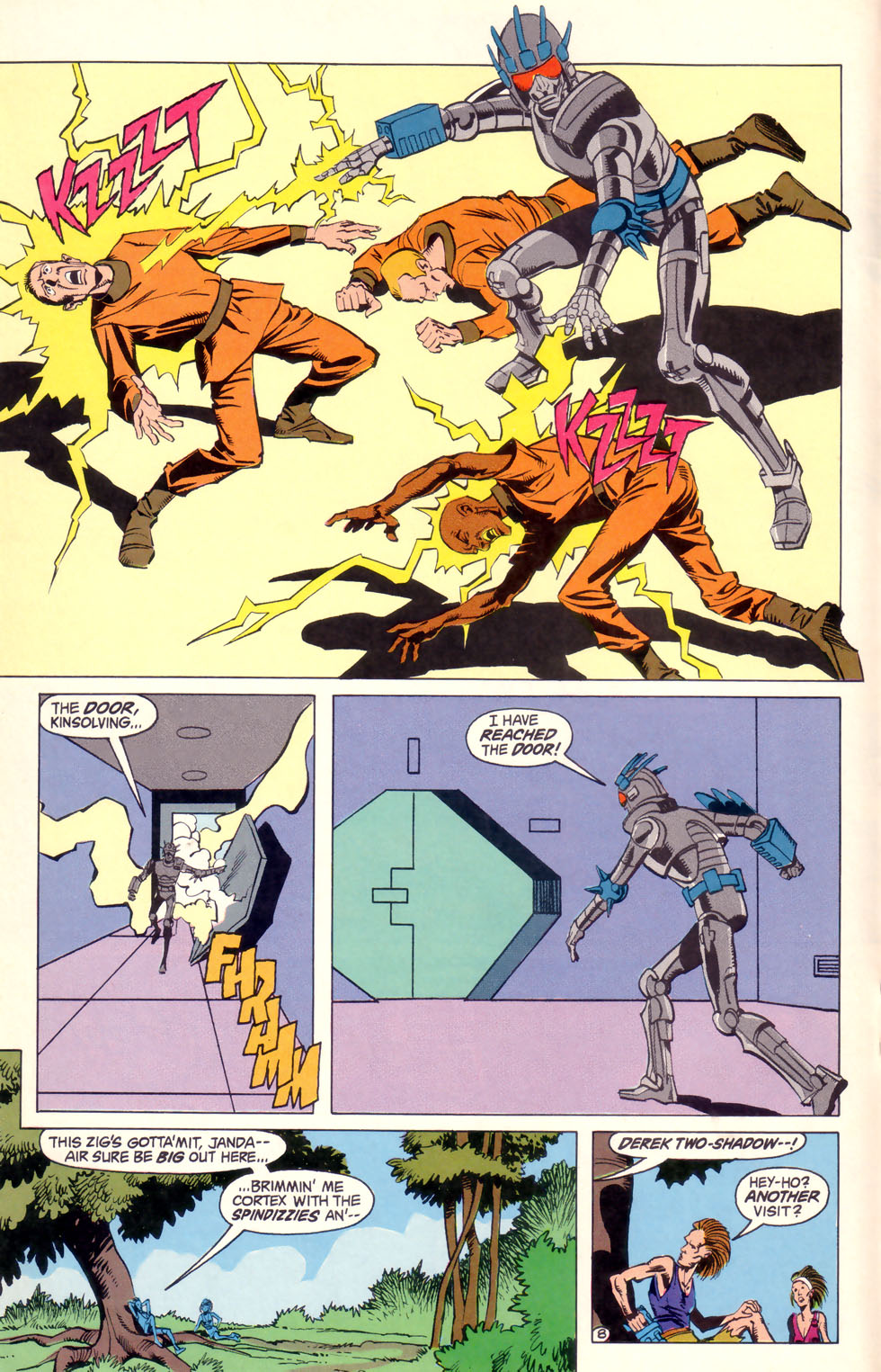 Read online Electric Warrior comic -  Issue #6 - 9