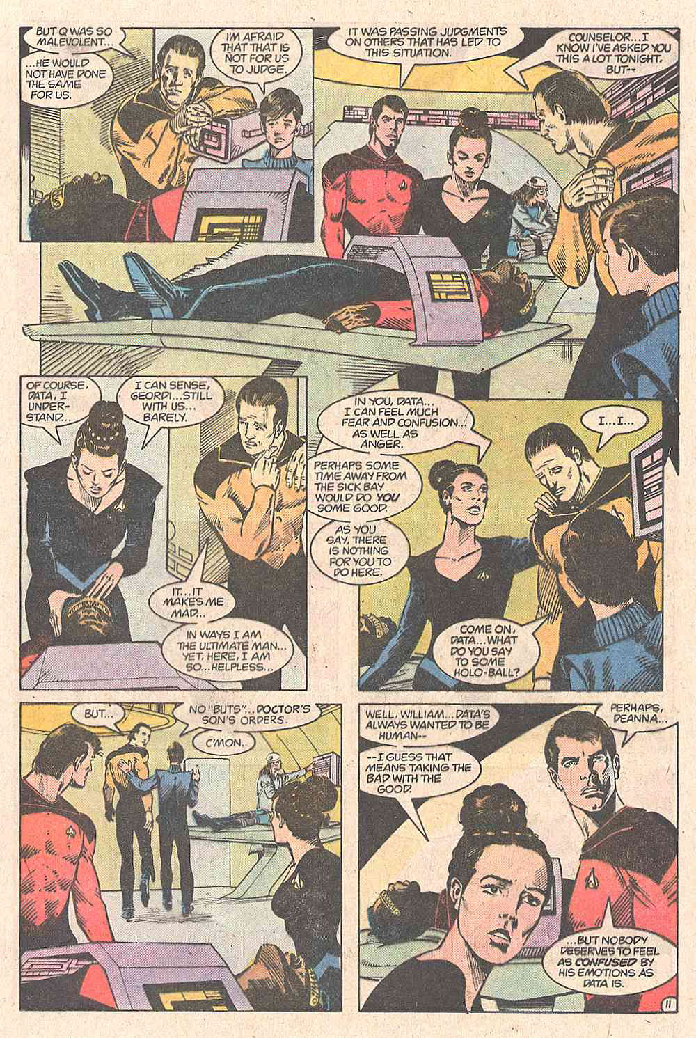 Read online Star Trek: The Next Generation (1988) comic -  Issue #5 - 12