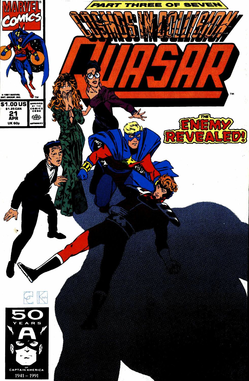 Read online Quasar comic -  Issue #21 - 1