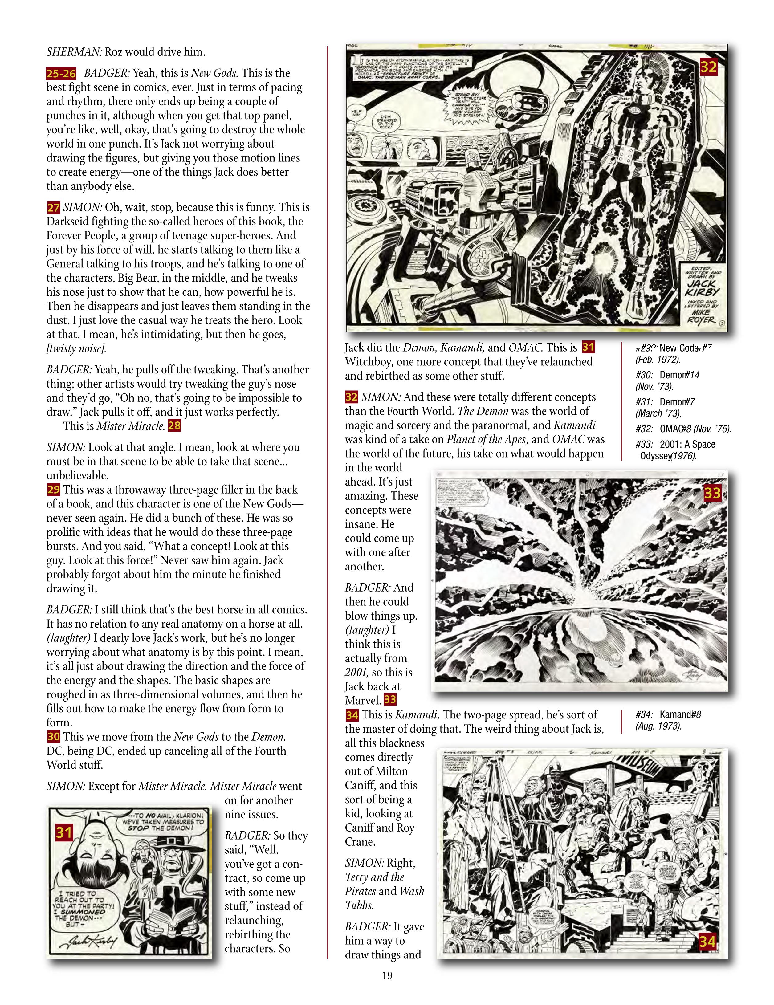 Read online The Jack Kirby Collector comic -  Issue #71 - 21