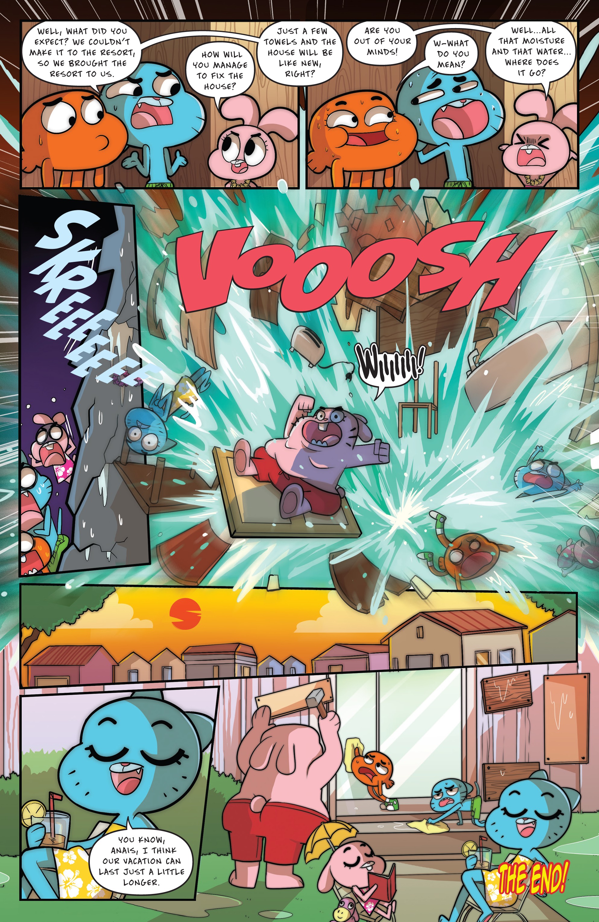 Read online The Amazing World of Gumball: Spring Break Smash comic -  Issue # Full - 34