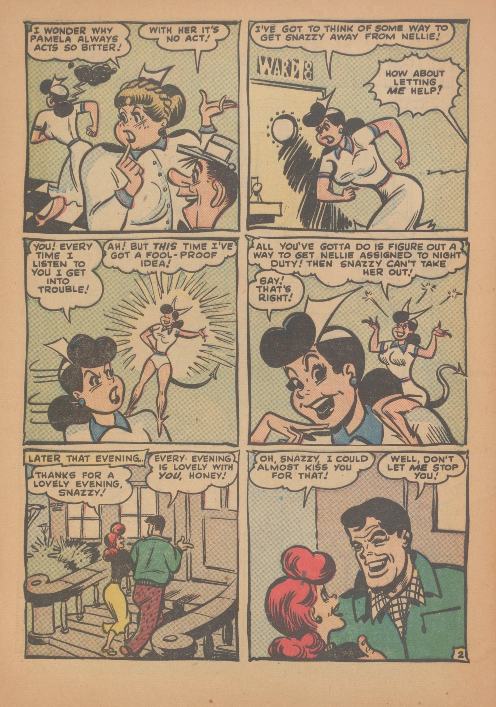 Read online Nellie The Nurse (1945) comic -  Issue #35 - 4