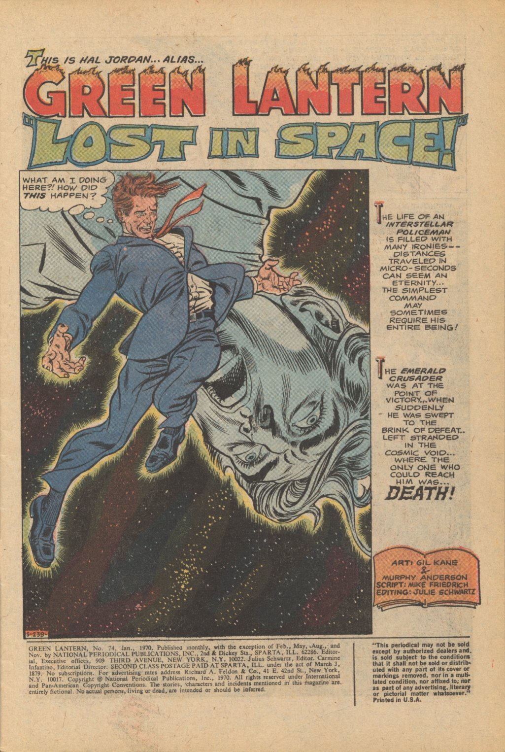 Read online Green Lantern (1960) comic -  Issue #74 - 3