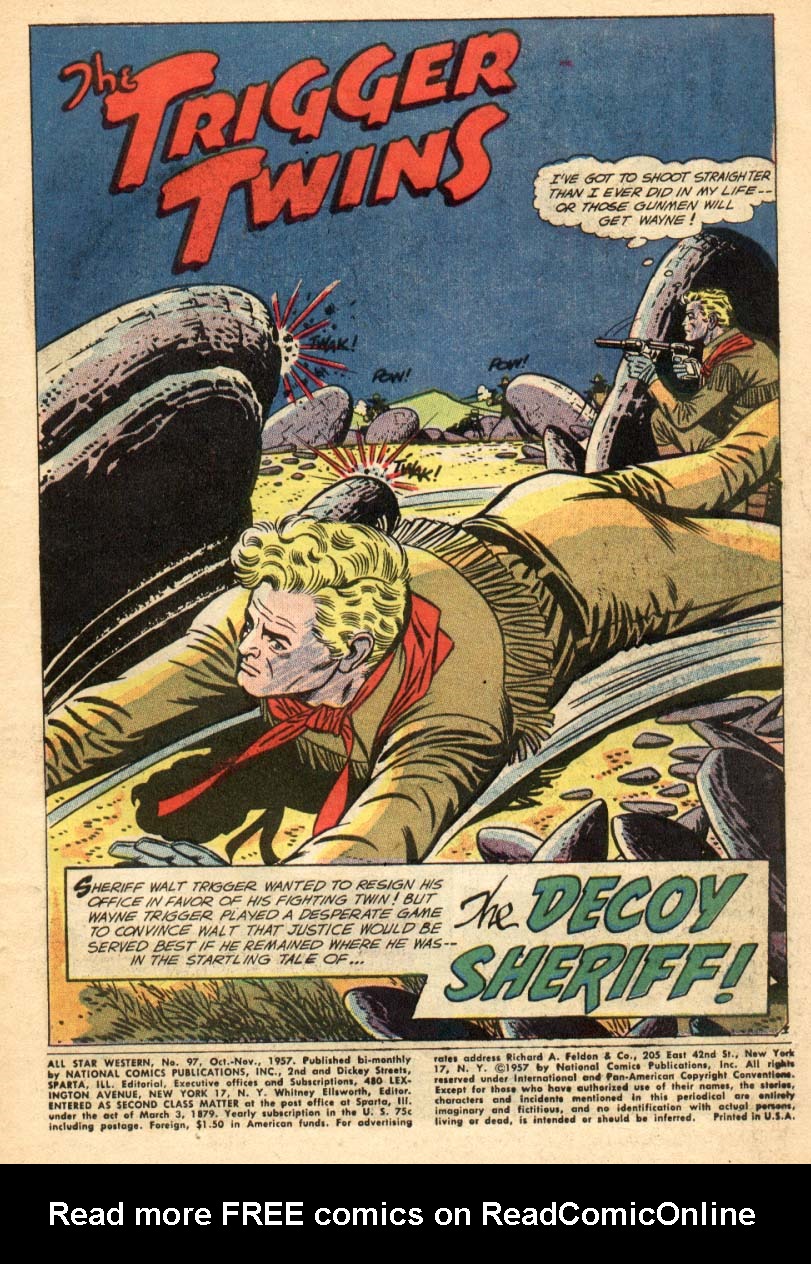 Read online All-Star Western (1951) comic -  Issue #97 - 2