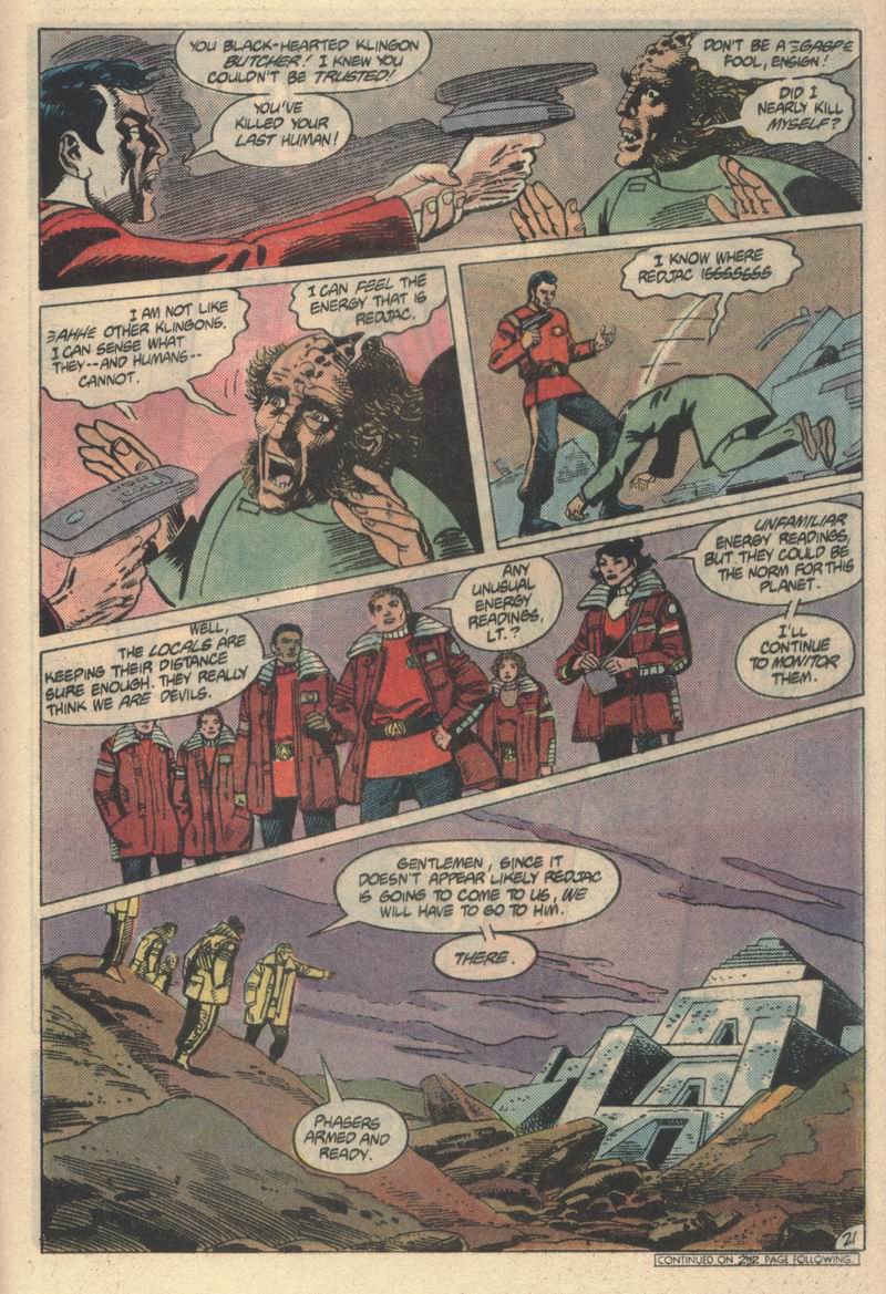 Read online Star Trek (1984) comic -  Issue #22 - 22