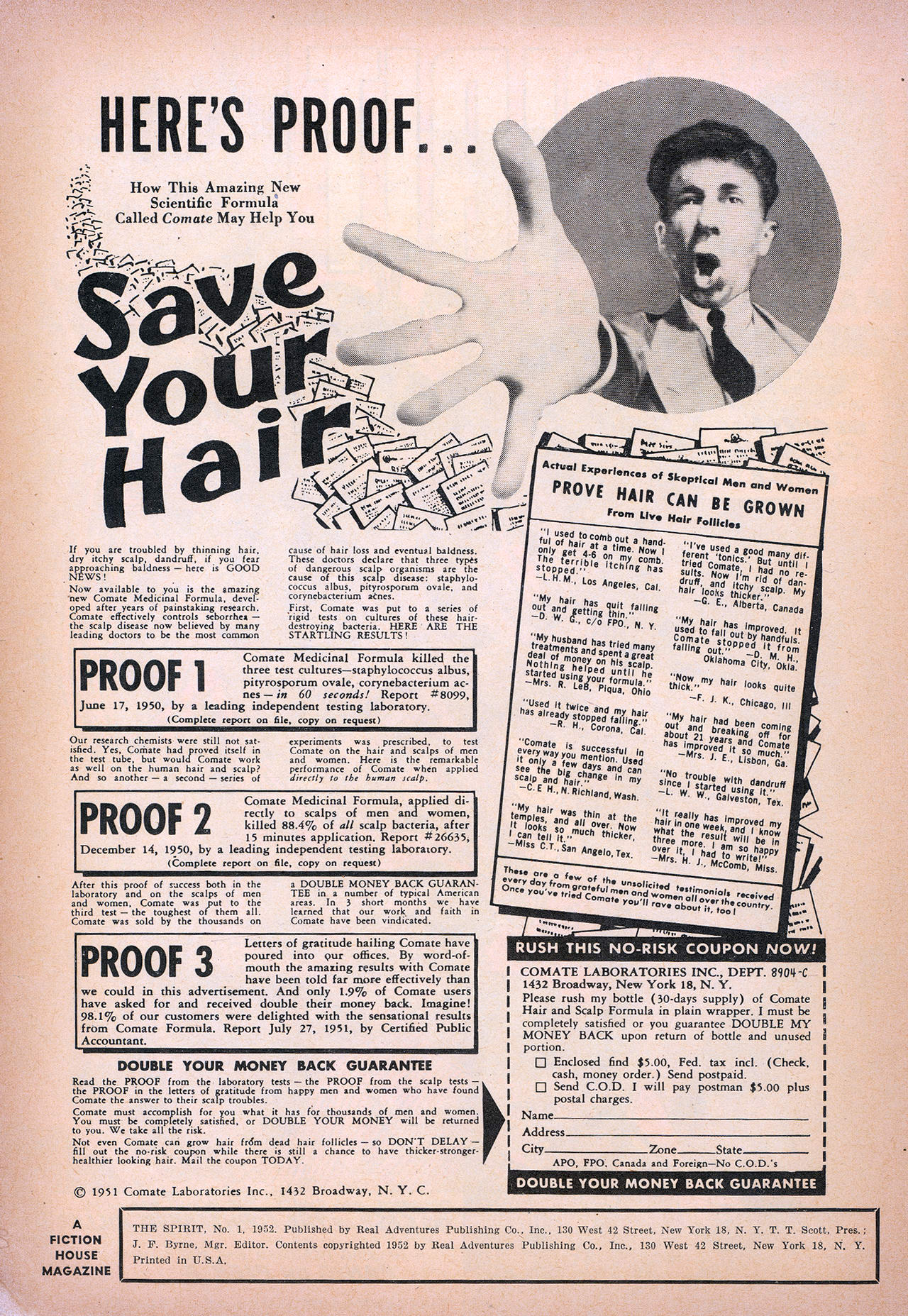 Read online The Spirit (1952) comic -  Issue #1 - 2