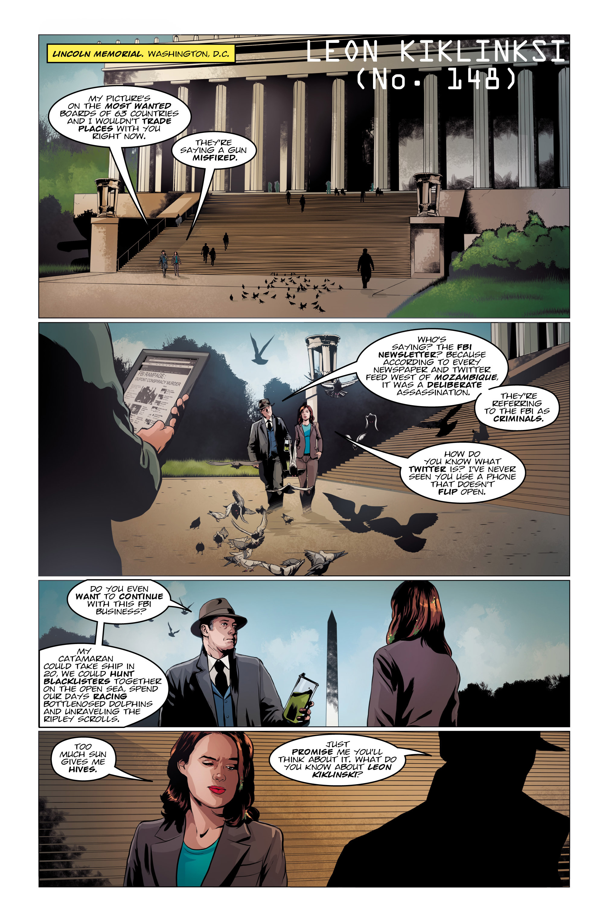 Read online The Blacklist comic -  Issue #1 - 12