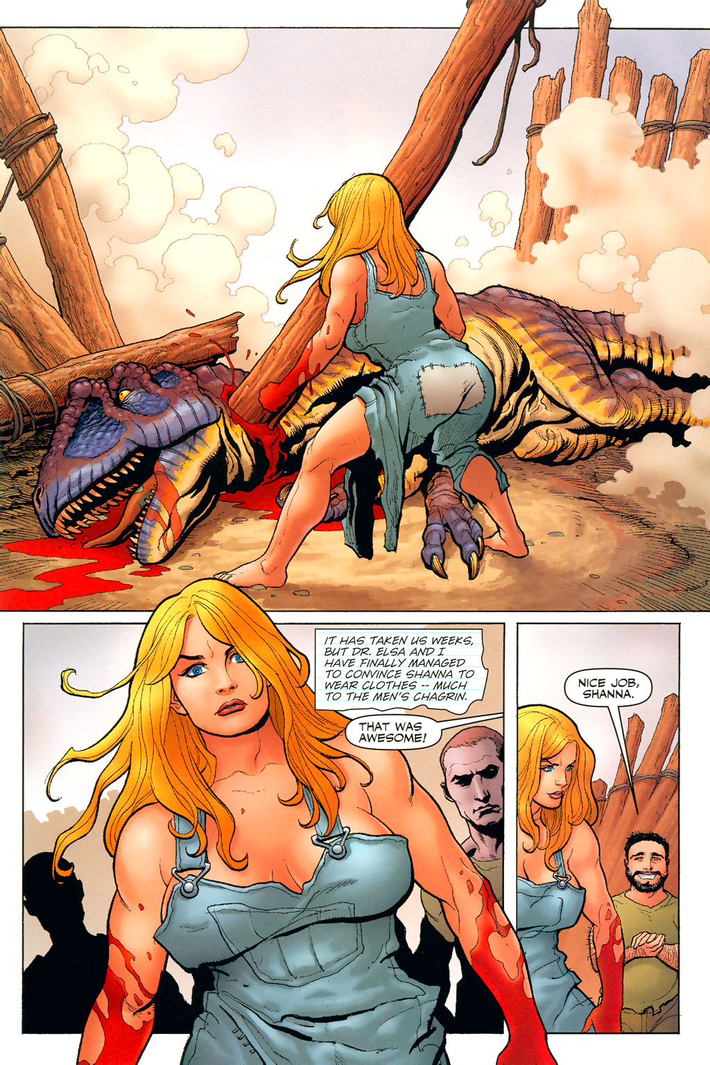 Read online Shanna, the She-Devil (2005) comic -  Issue #2 - 8