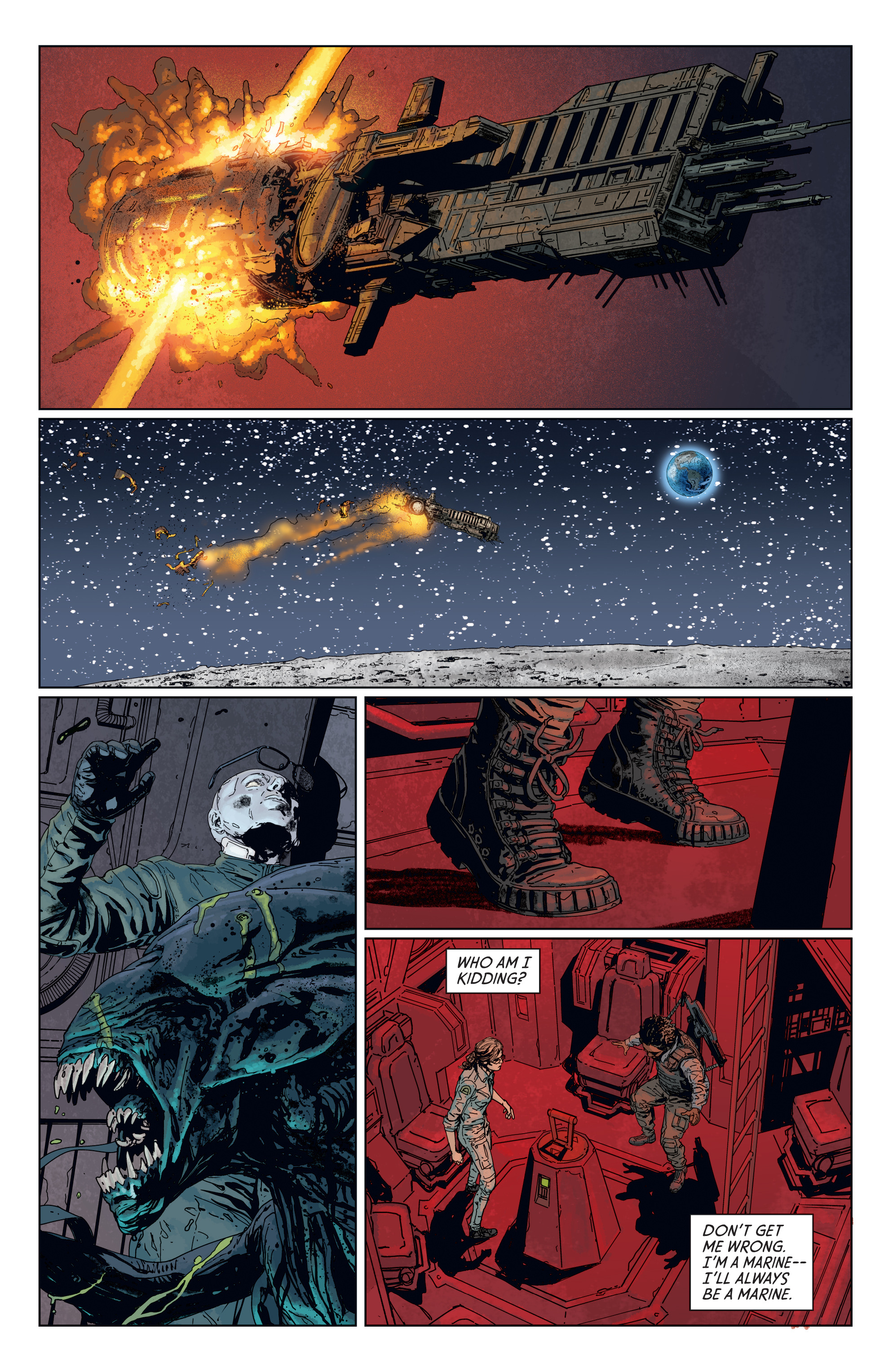 Read online Aliens: Defiance comic -  Issue #10 - 16