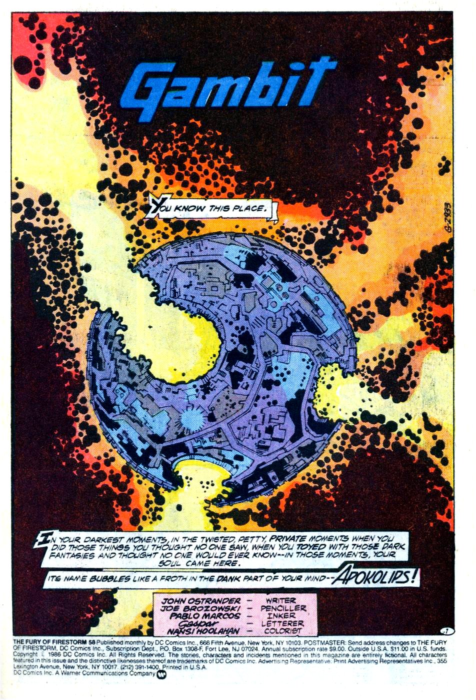 Read online The Fury of Firestorm comic -  Issue #58 - 2