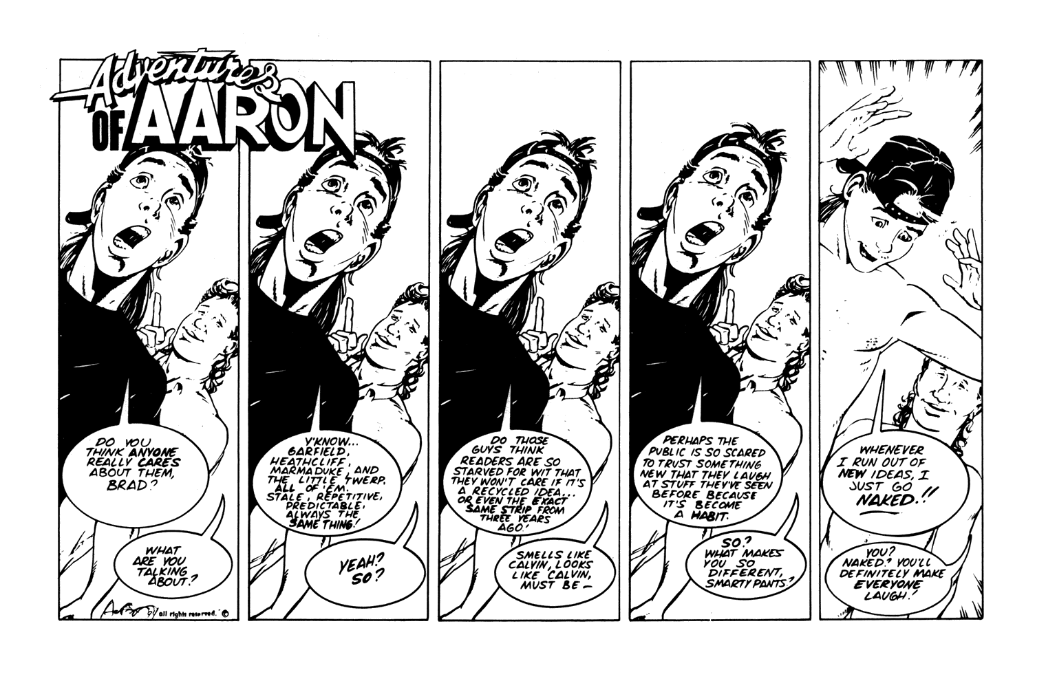 Read online Aaron Strips comic -  Issue #4 - 3