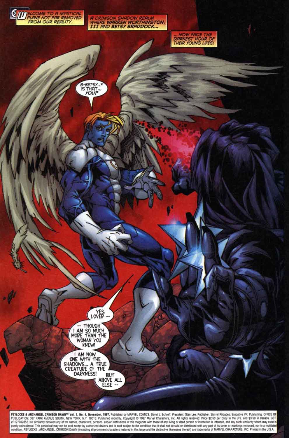 Read online Psylocke & Archangel Crimson Dawn comic -  Issue #4 - 2