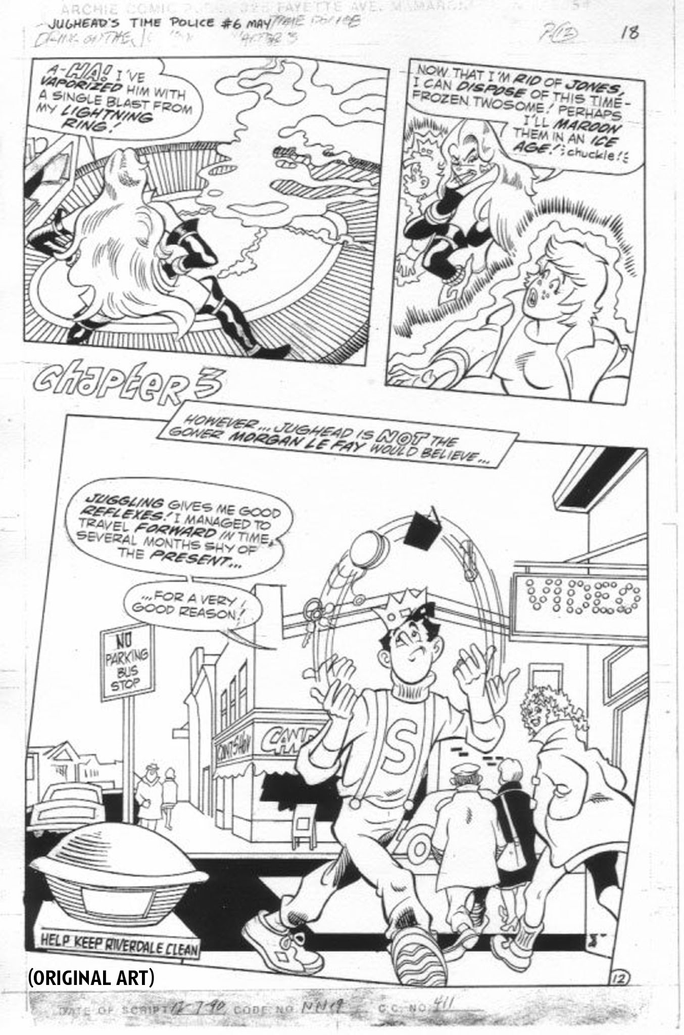 Read online Jughead's Time Police comic -  Issue #6 - 37