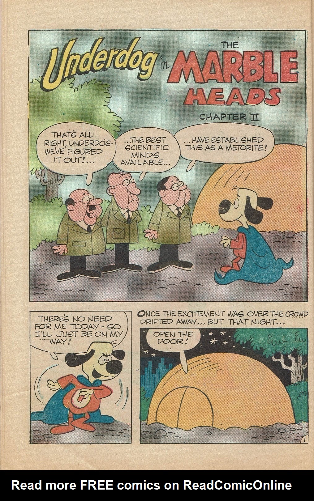 Read online Underdog (1970) comic -  Issue #7 - 10