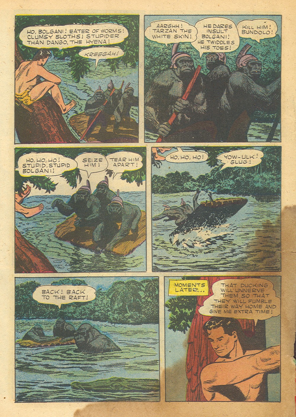 Read online Tarzan (1948) comic -  Issue #54 - 34