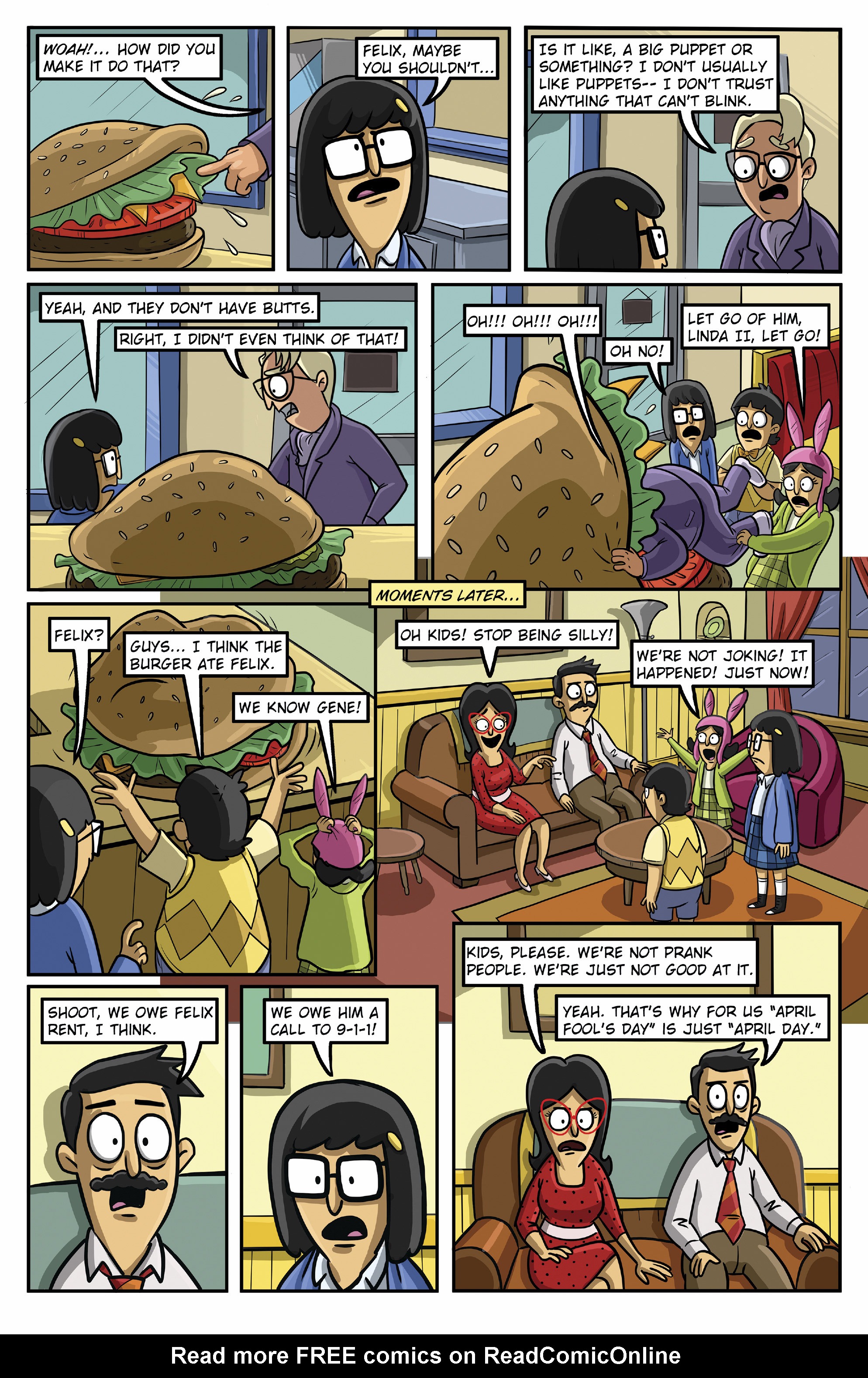 Read online Bob's Burgers (2015) comic -  Issue #16 - 15