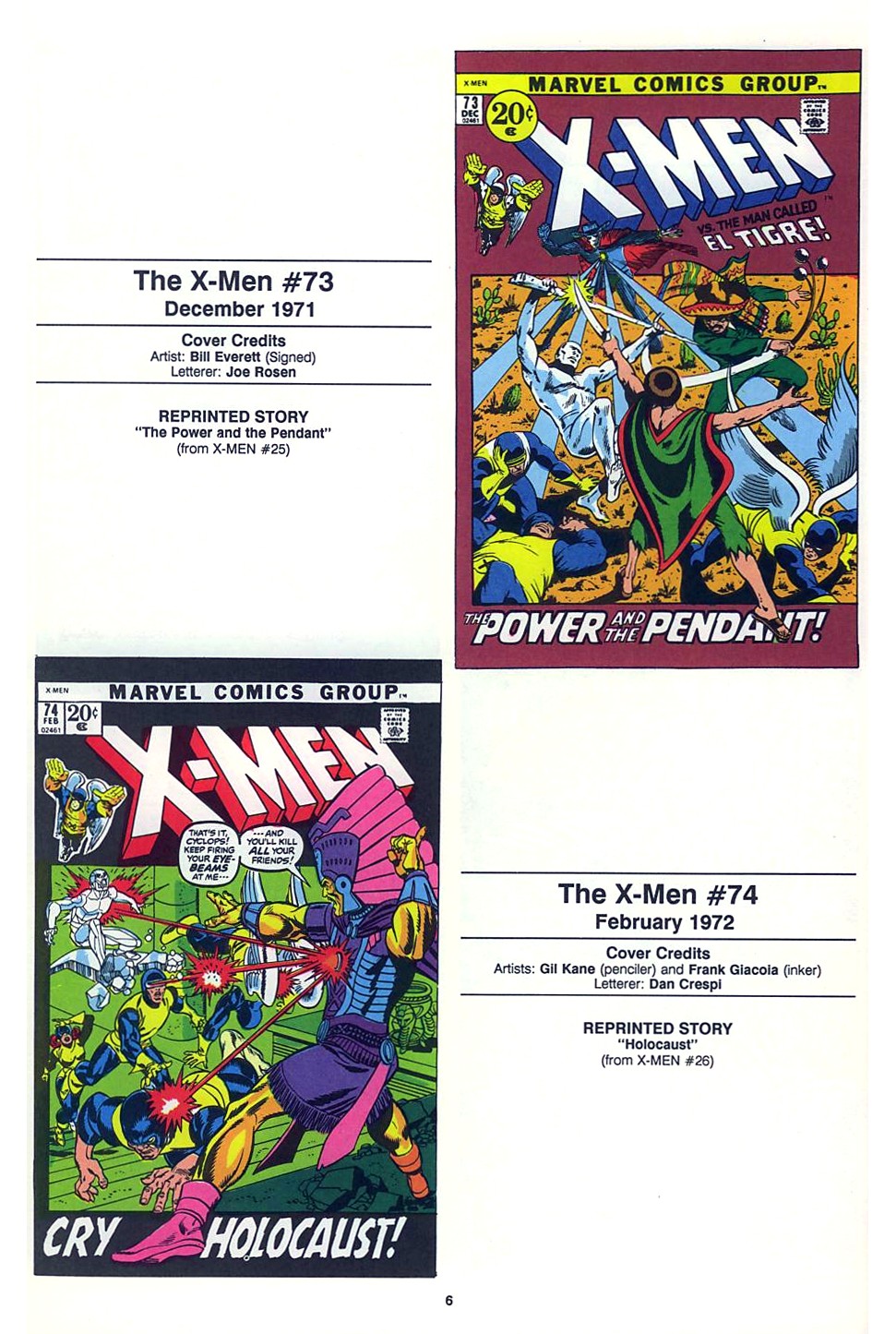 Read online The Official Marvel Index To The X-Men comic -  Issue #4 - 8