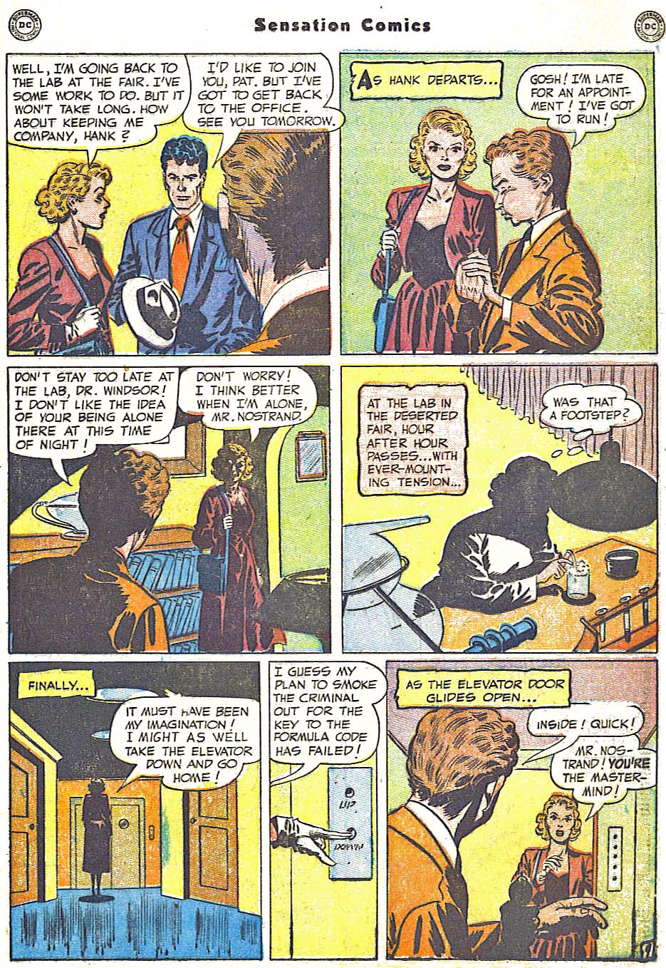 Read online Sensation (Mystery) Comics comic -  Issue #101 - 25