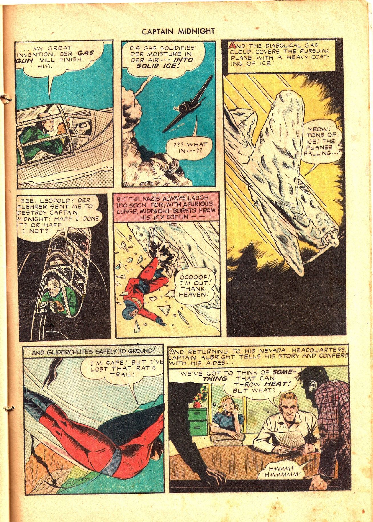 Read online Captain Midnight (1942) comic -  Issue #26 - 29