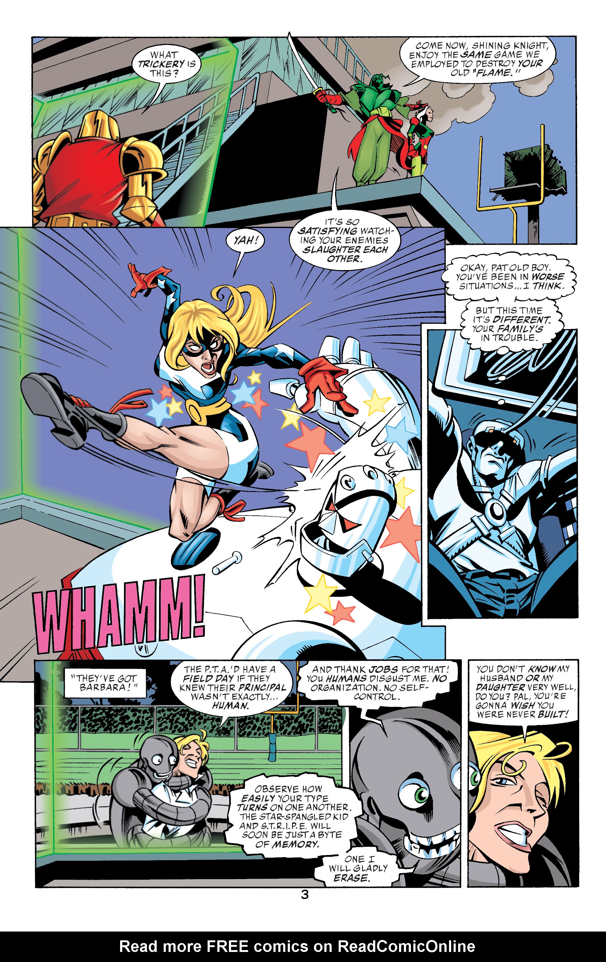 Read online Stars and S.T.R.I.P.E. comic -  Issue #13 - 4