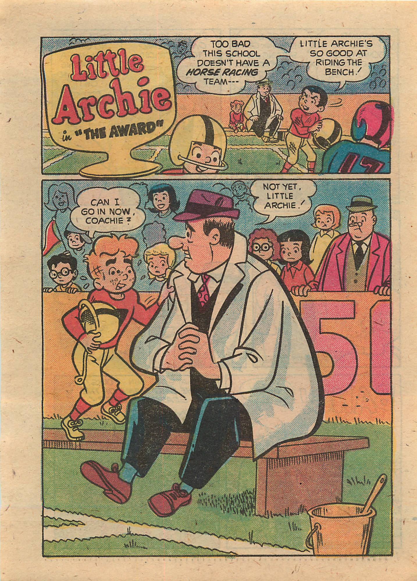 Read online Little Archie Comics Digest Magazine comic -  Issue #4 - 131