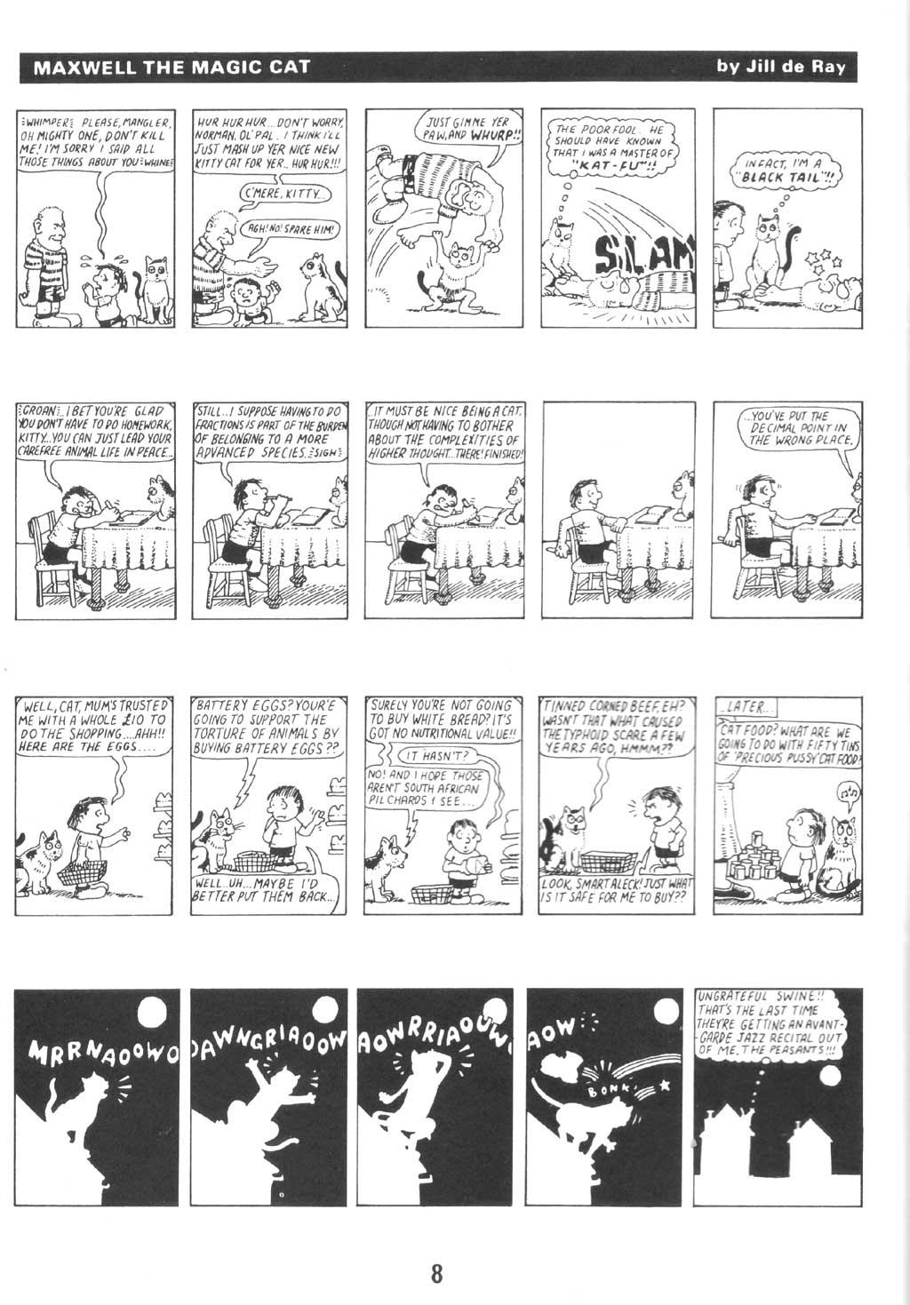 Read online Alan Moore's Maxwell the Magic Cat comic -  Issue #1 - 7