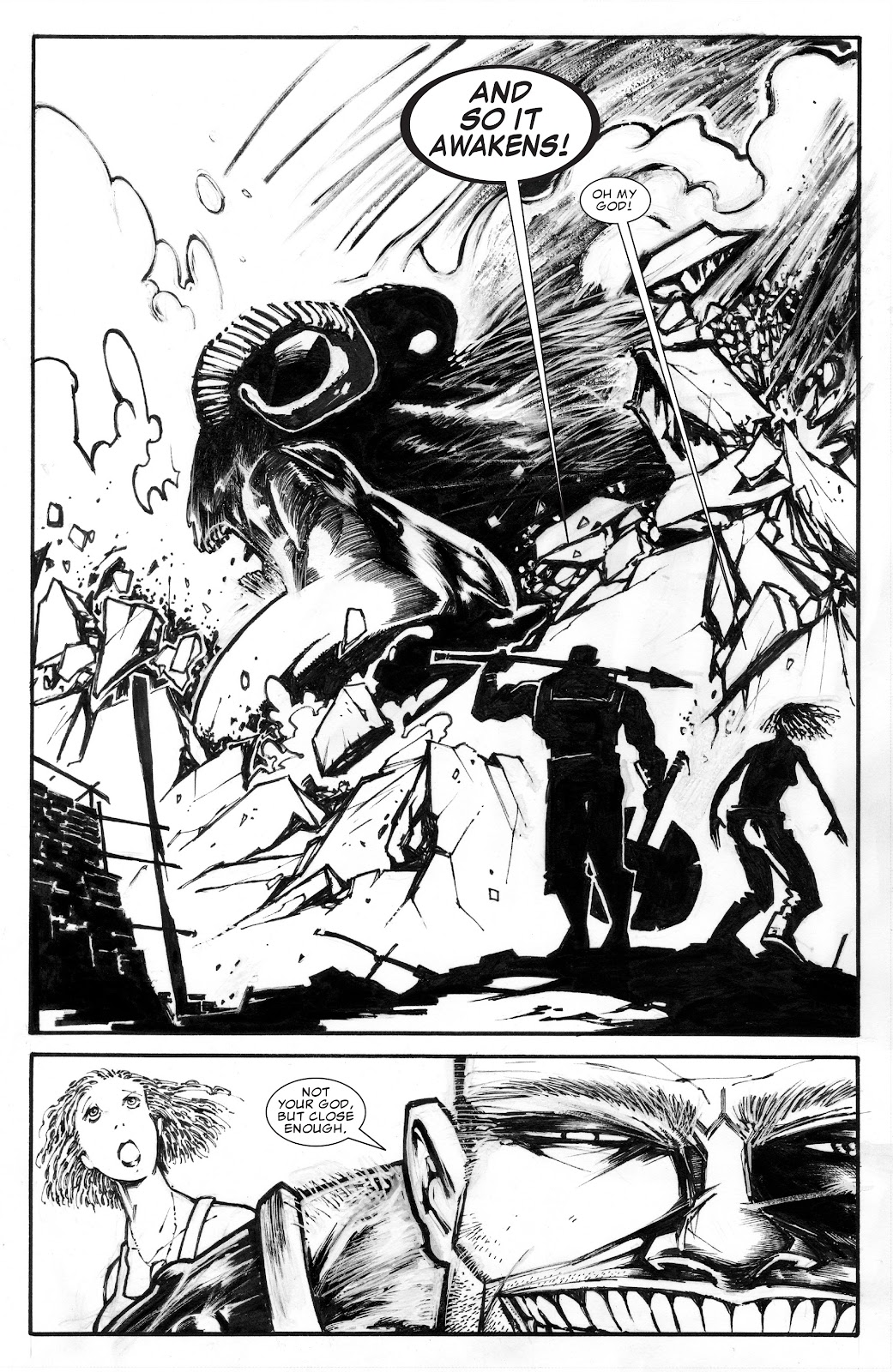 The Savage Axe of Ares (B&W) issue Full - Page 37